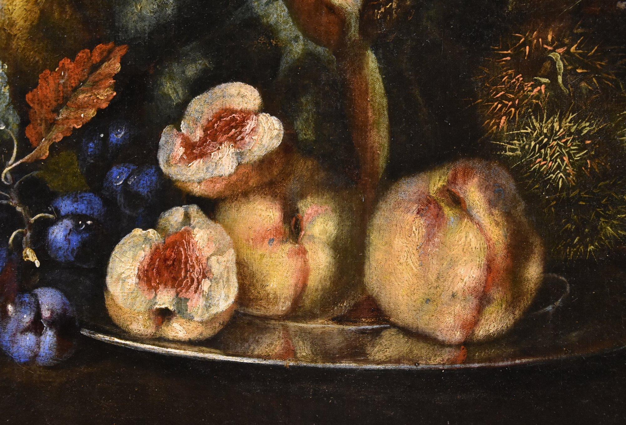 Natura morta di fiori Von Tamm 17/18° Secolo Dipinto Olio su tela Vecchio maestro Italia in vendita 8
