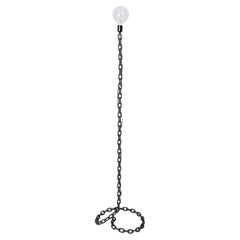 Franz West Brutalist Midcentury Chain Floor Lamp, Italy 1970s
