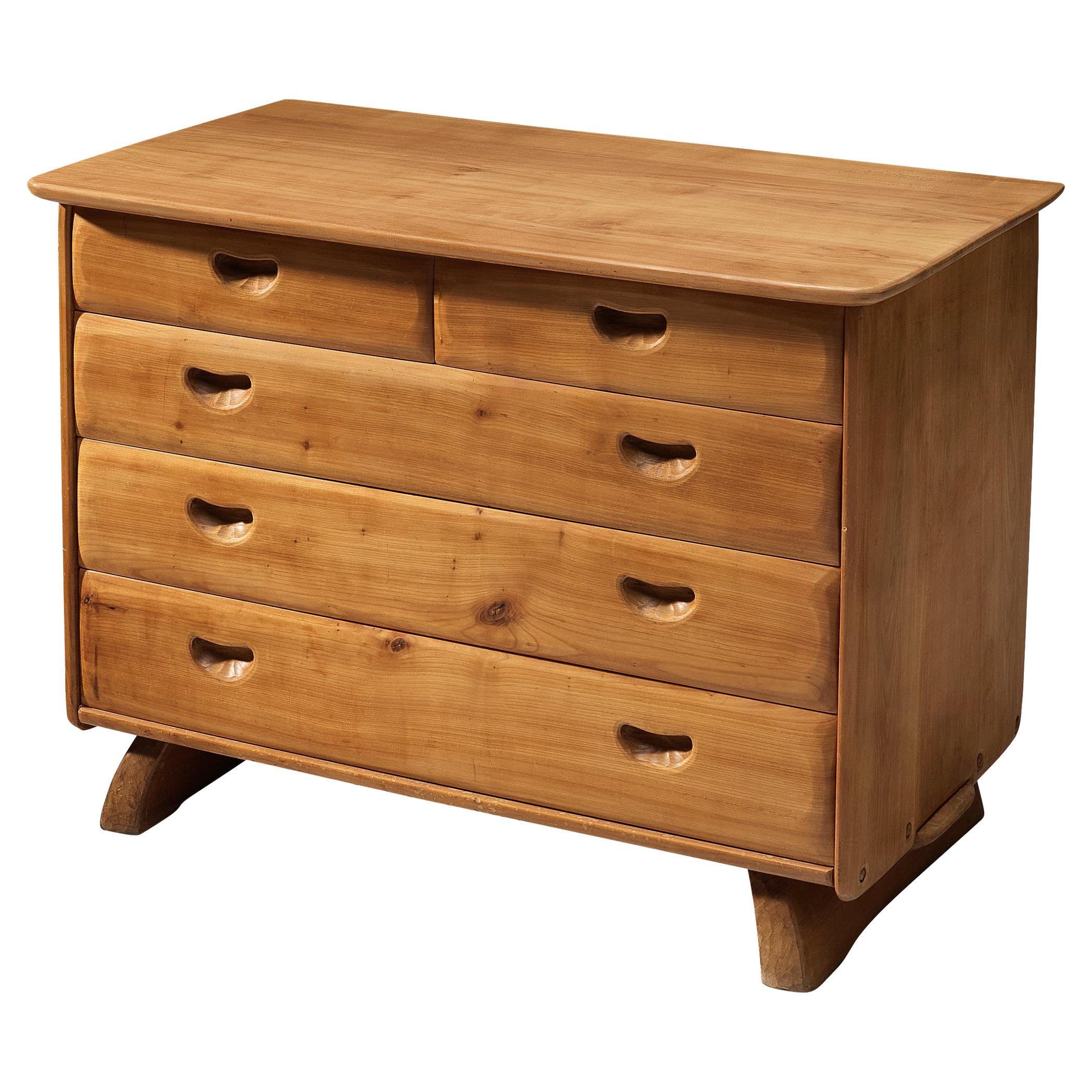 Franz Xavel Sproll Chest of Drawers in Solid Elm