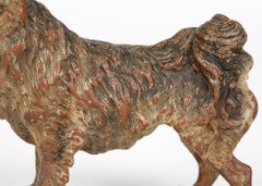 Franz Xaver Bergmann Attributed Austrian Cold Painted Bronze Dog Figure