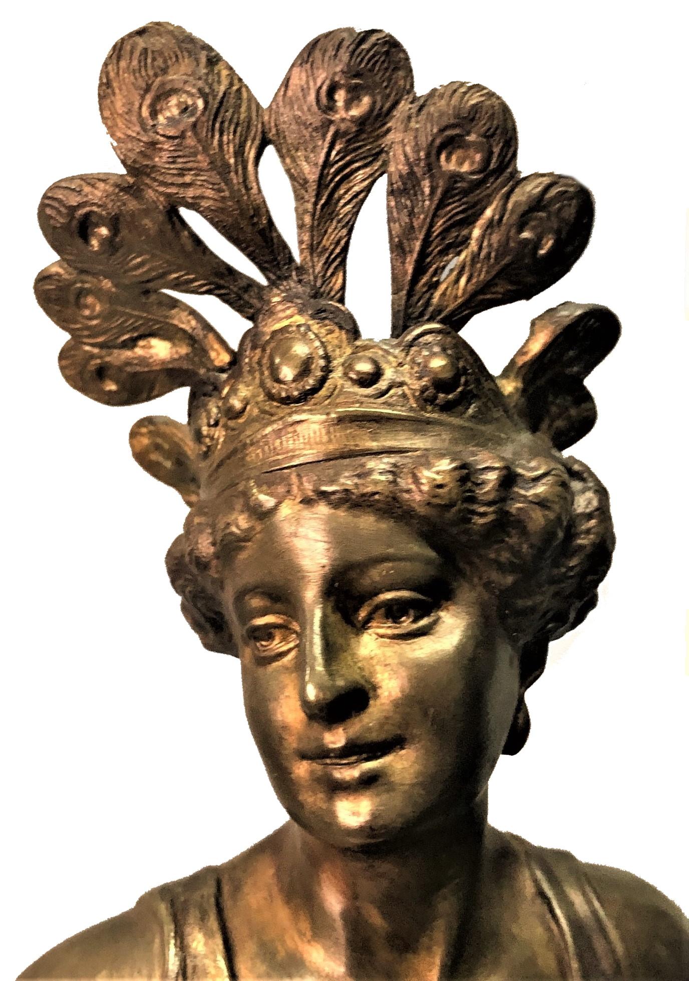Jugendstil Franz Xaver Bergmann, Erotic Dancer, Vienna Bronze Sculpture, Ca. 1900