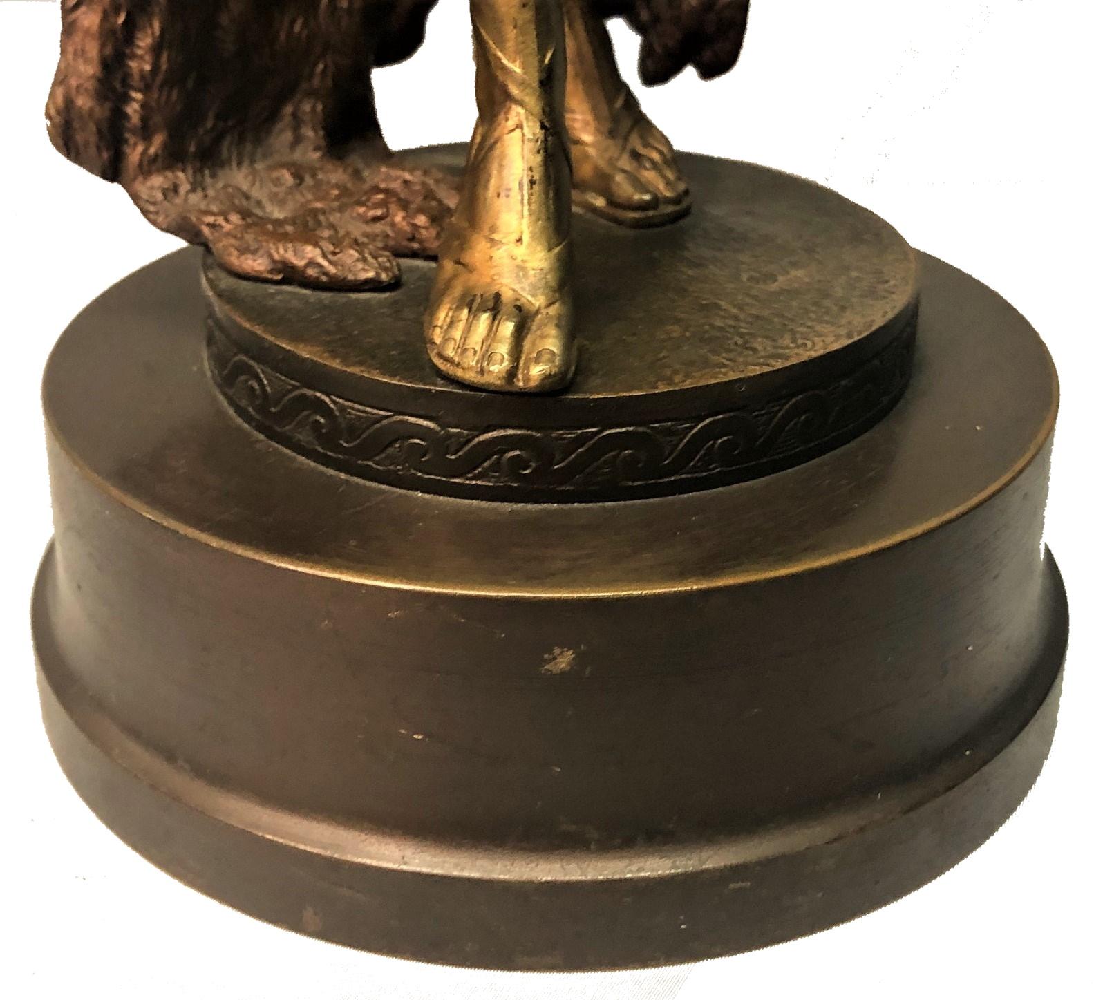 Bronzeskulptur eines erotischen Tänzers, Wiener Bronzeskulptur, ca. 1900, von Franz Xaver Bergmann im Zustand „Gut“ im Angebot in New York, NY