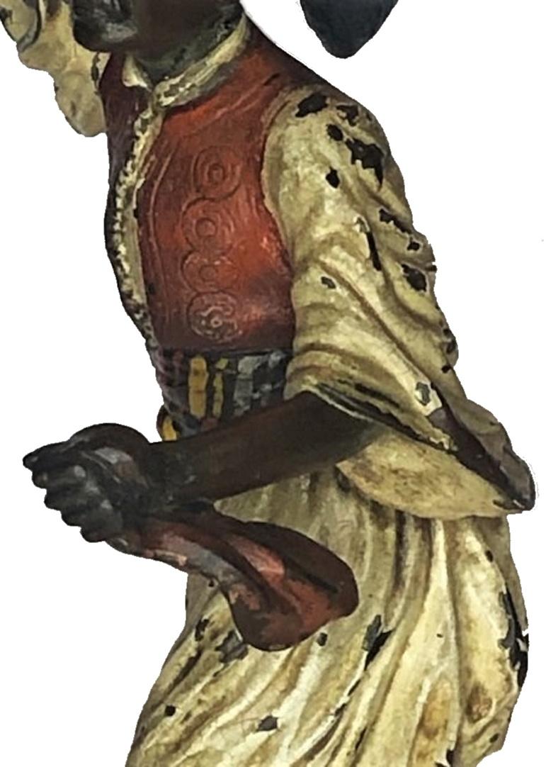 Austrian Franz Xaver Bergmann, Moorish Warrior, Vienna Bronze Sculpture, Ca. 1900  For Sale