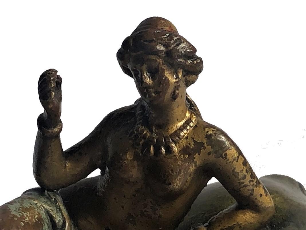 Art nouveau Franz Xaver Bergmann, Odalisque, sculpture en bronze de Vienne, vers 1900 en vente