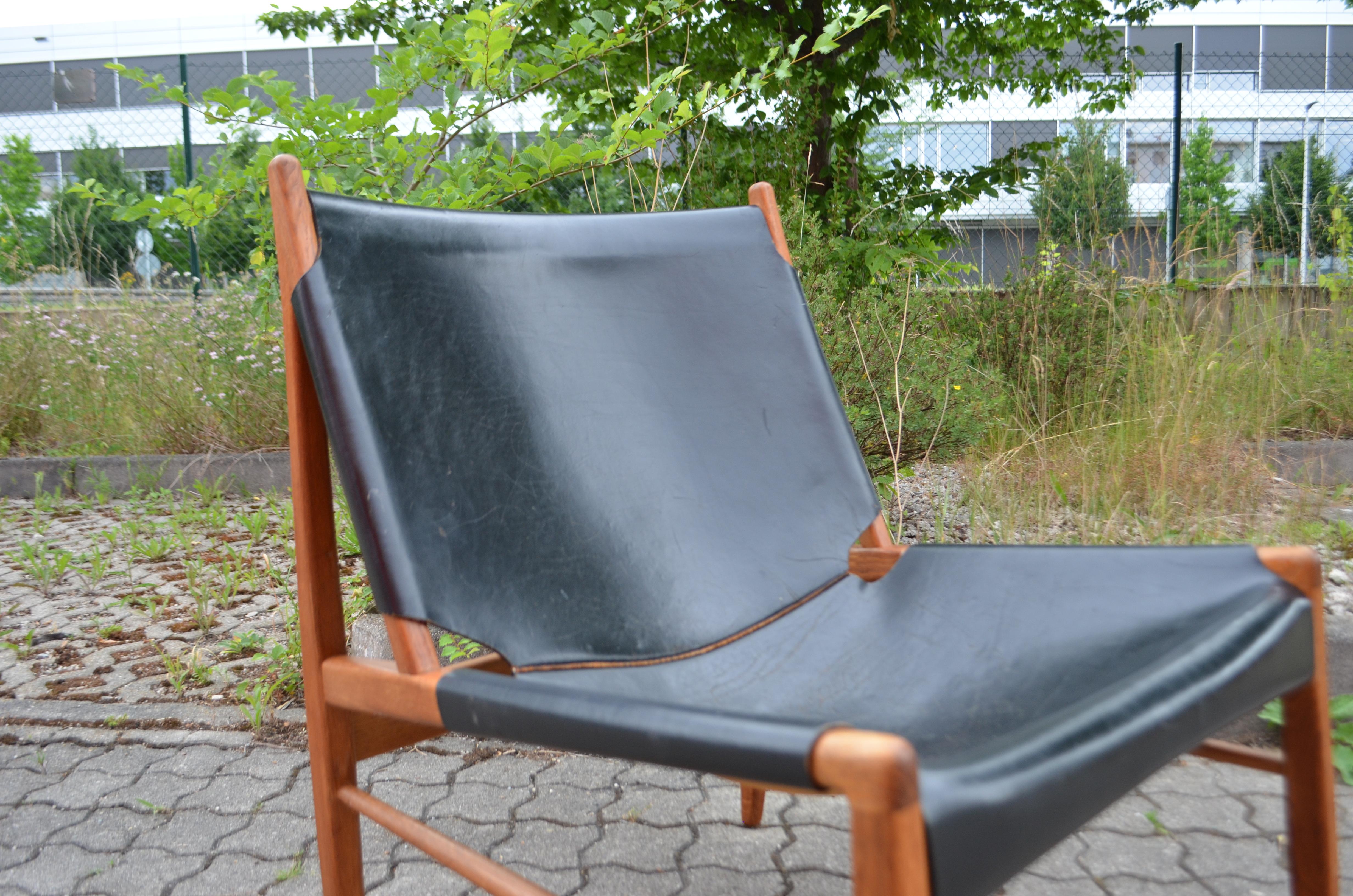 Franz Xaver Lutz Model 1192 Chimney Lounge Chair for Deutsche Werkstätten, 1958 For Sale 1