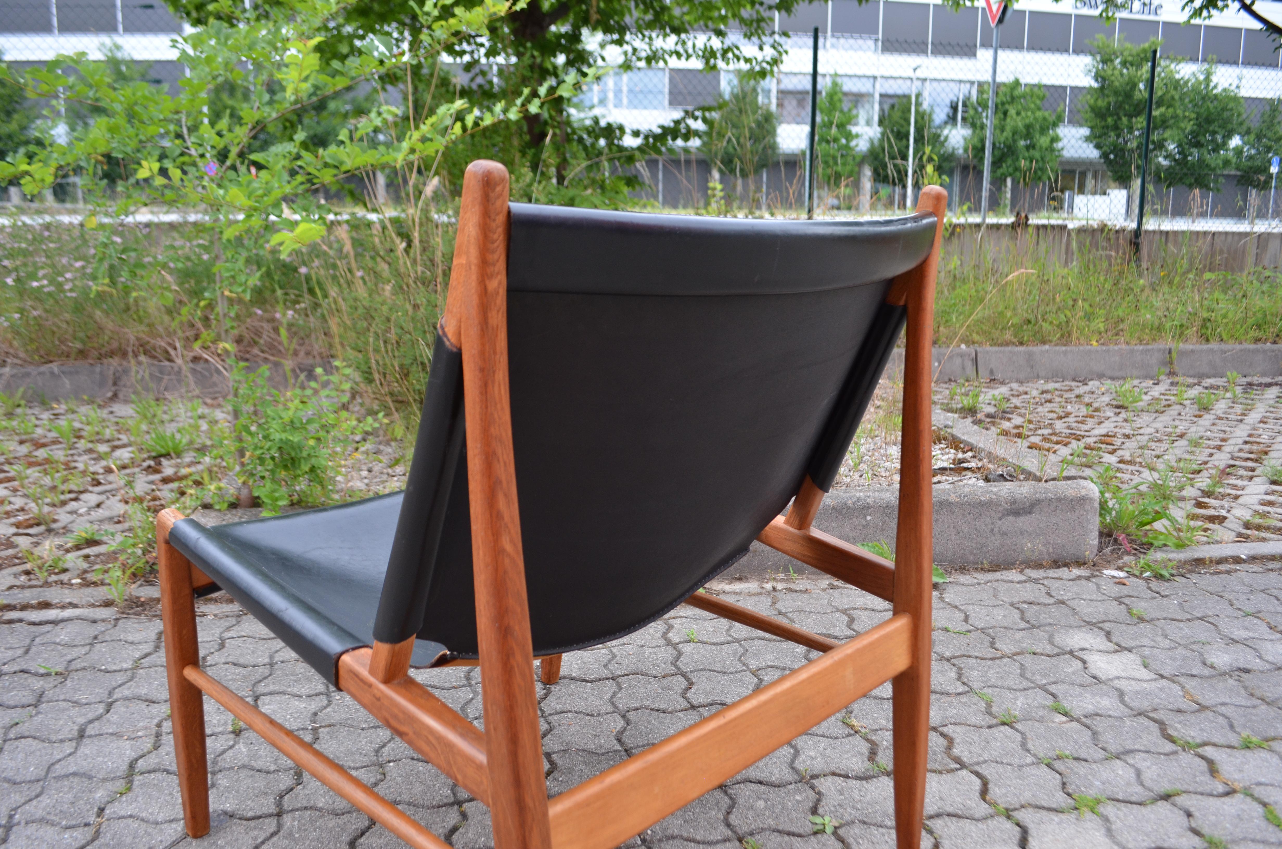 Franz Xaver Lutz Model 1192 Chimney Lounge Chair for Deutsche Werkstätten, 1958 For Sale 5