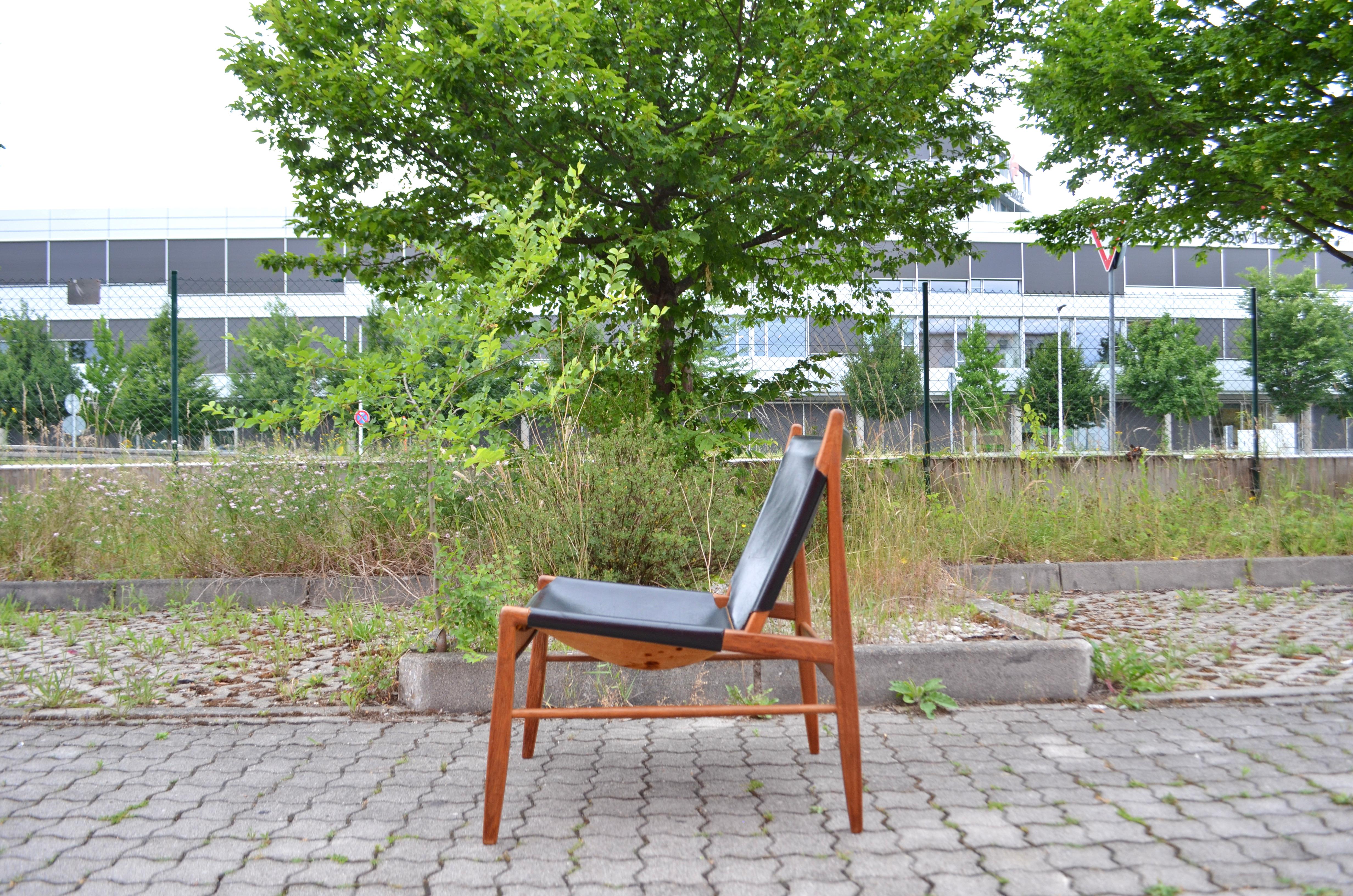 20th Century Franz Xaver Lutz Model 1192 Chimney Lounge Chair for Deutsche Werkstätten, 1958 For Sale
