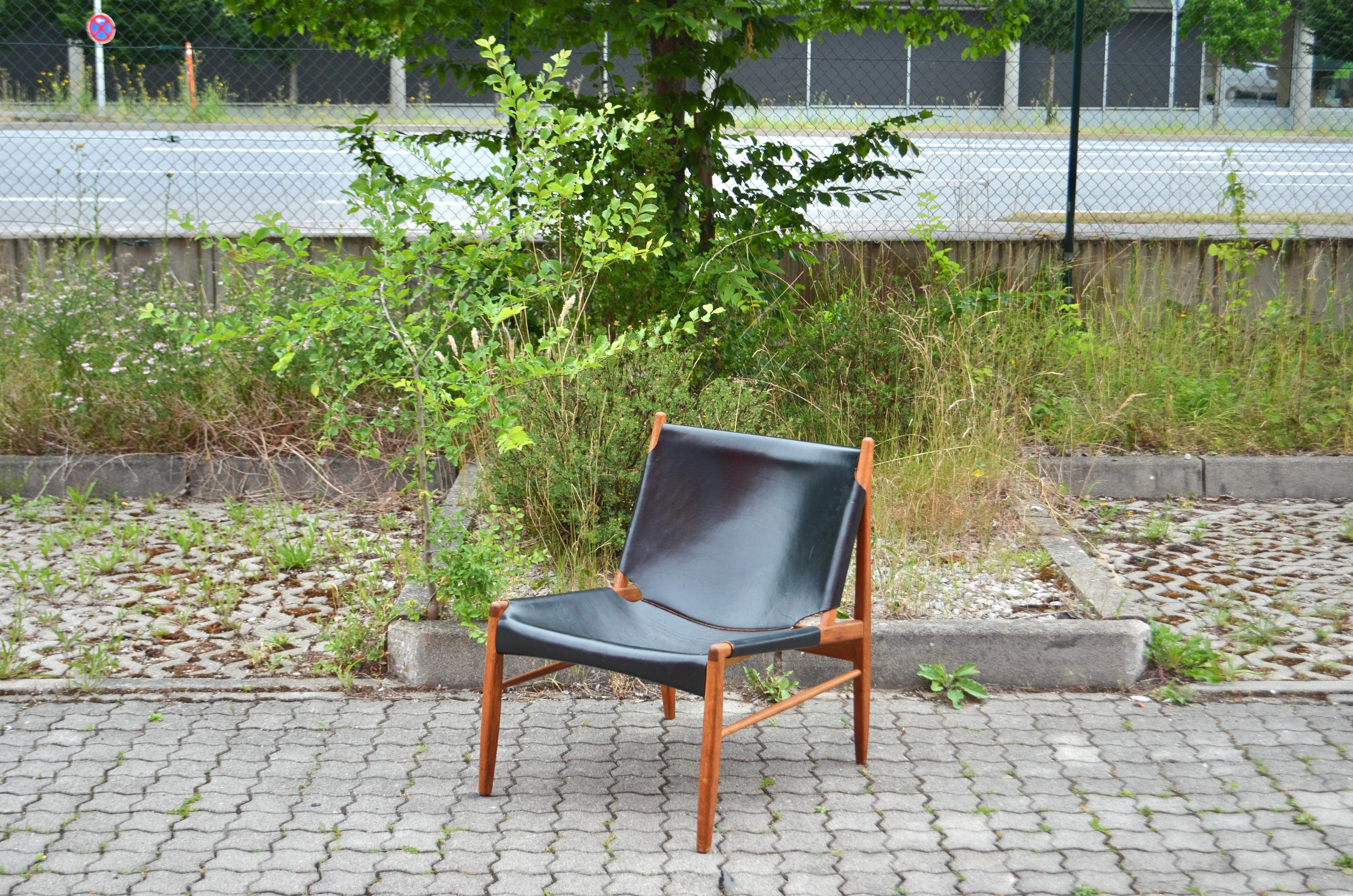 20th Century Franz Xaver Lutz Model 1192 Chimney Lounge Chair for Deutsche Werkstätten, 1958 For Sale