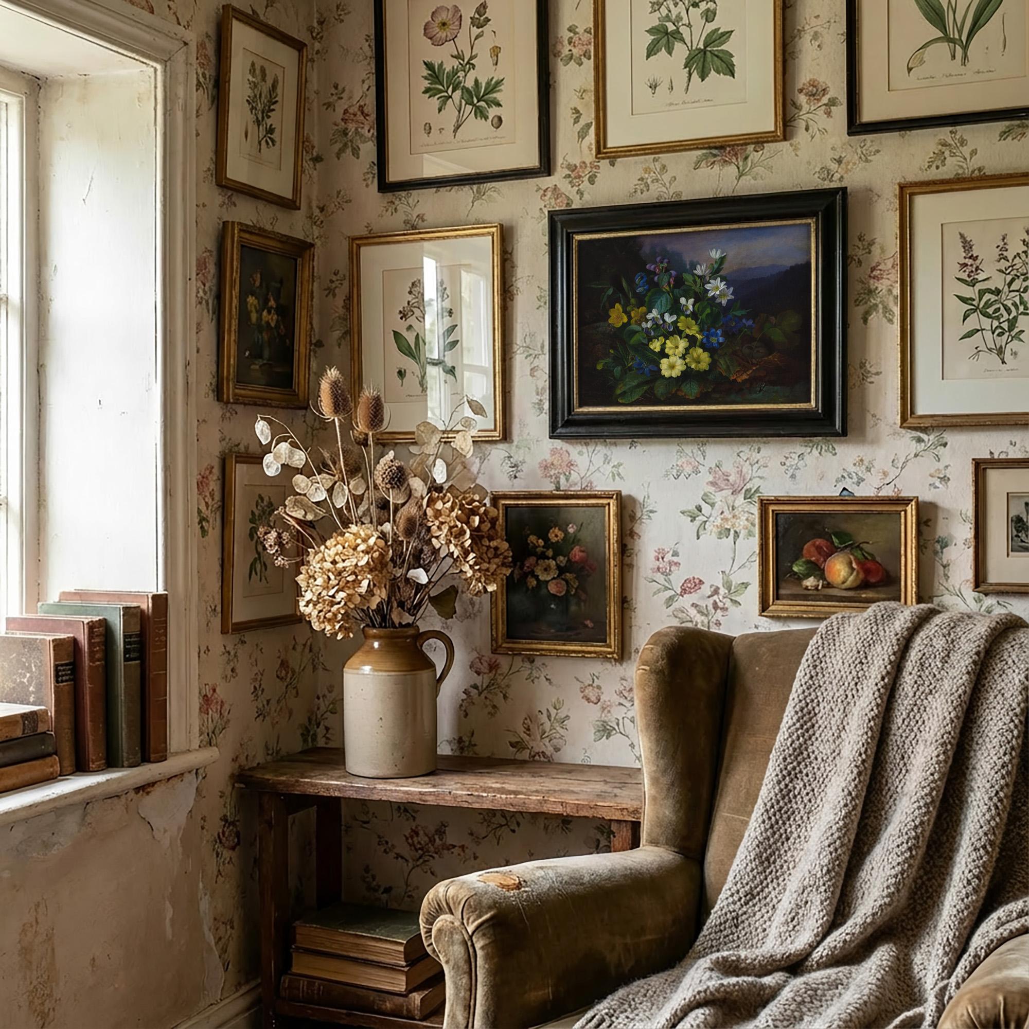 Franz Xaver Petter (Cercle), Nature morte à la flore alpine en vente 1