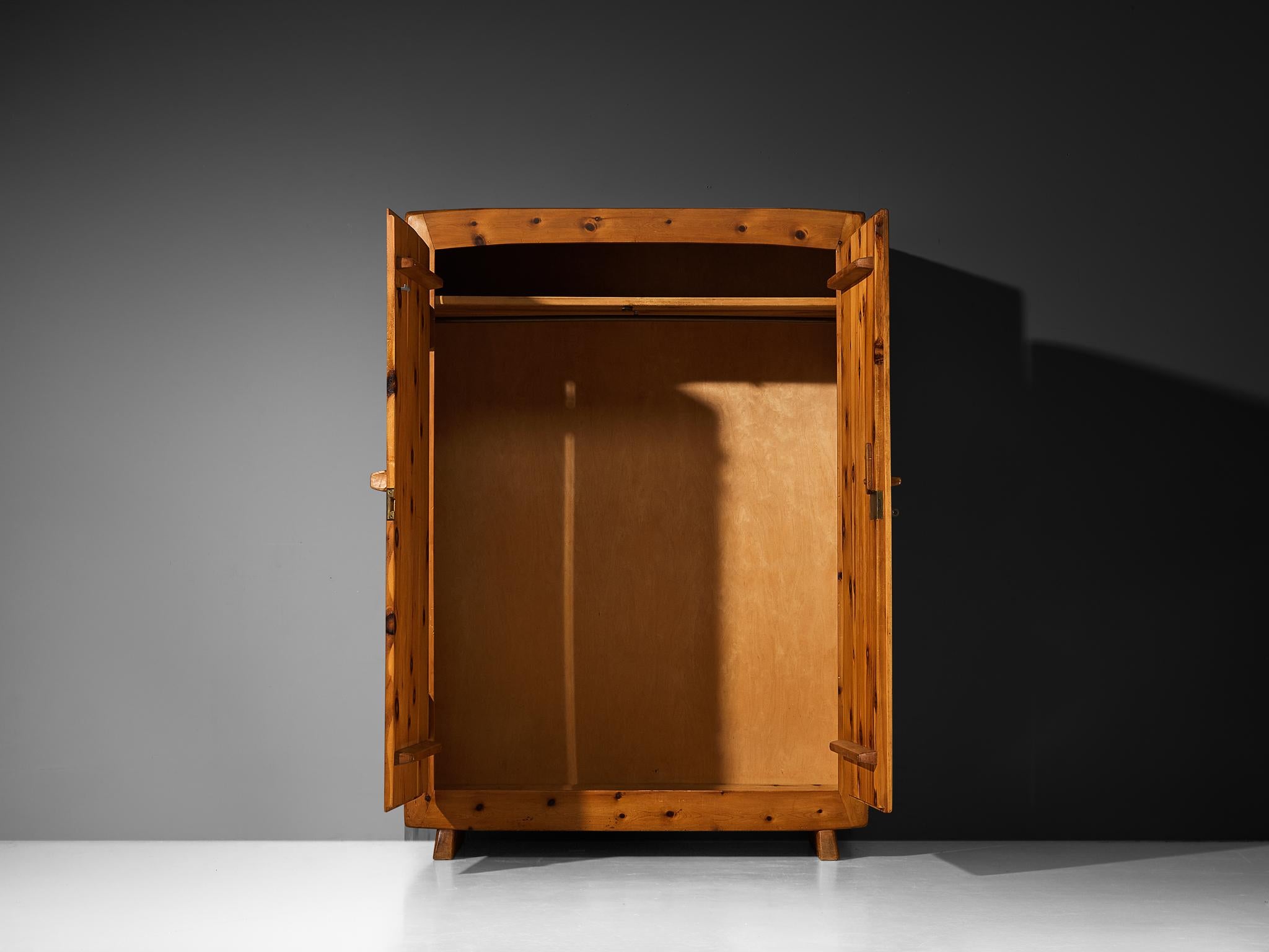 Franz Xaver Sproll Hand-Crafted Large Cabinet in Solid Pine For Sale 8