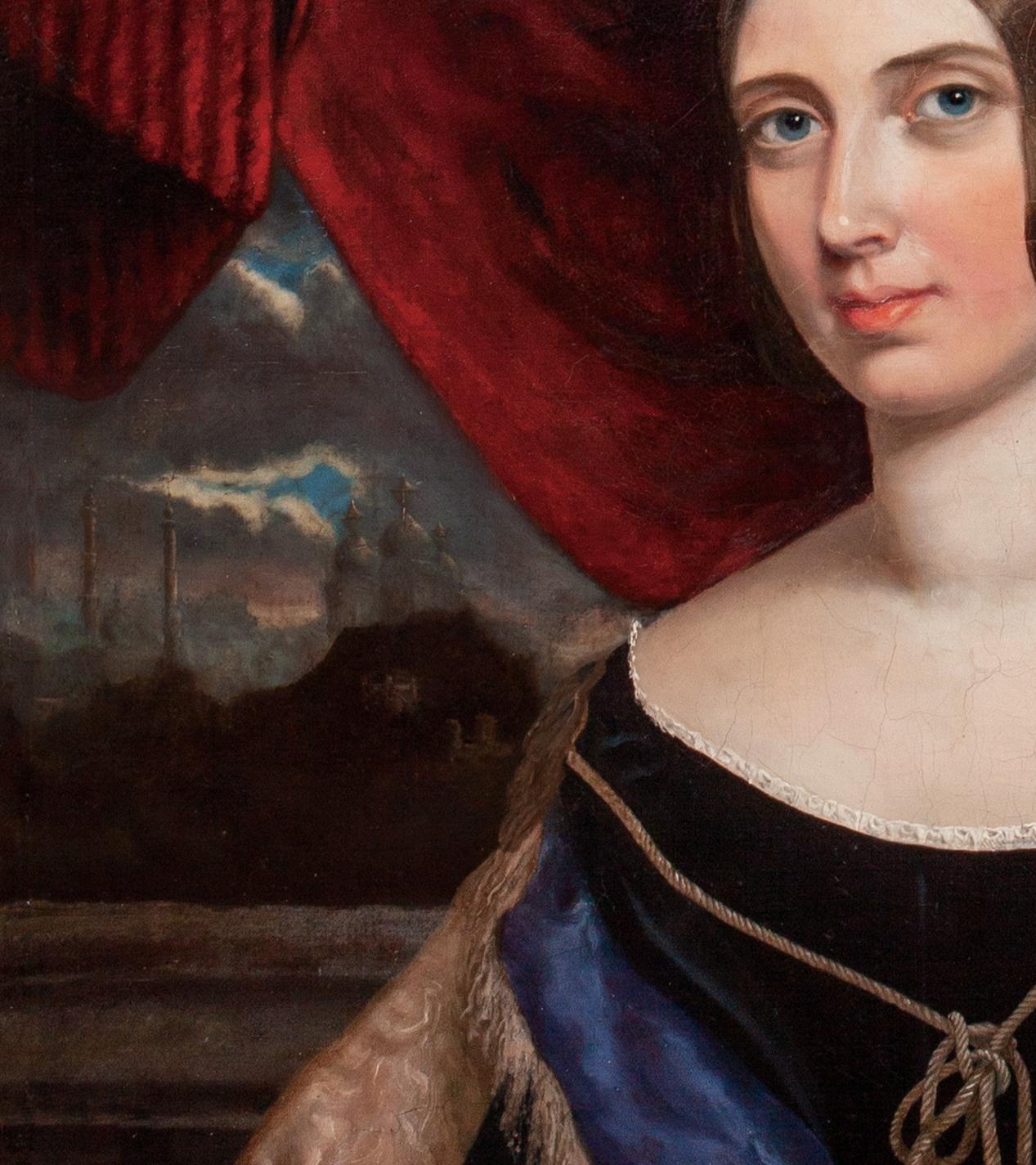 Retrato De Una Joven Reina Victoria (1819-1901), Siglo XIX 3
