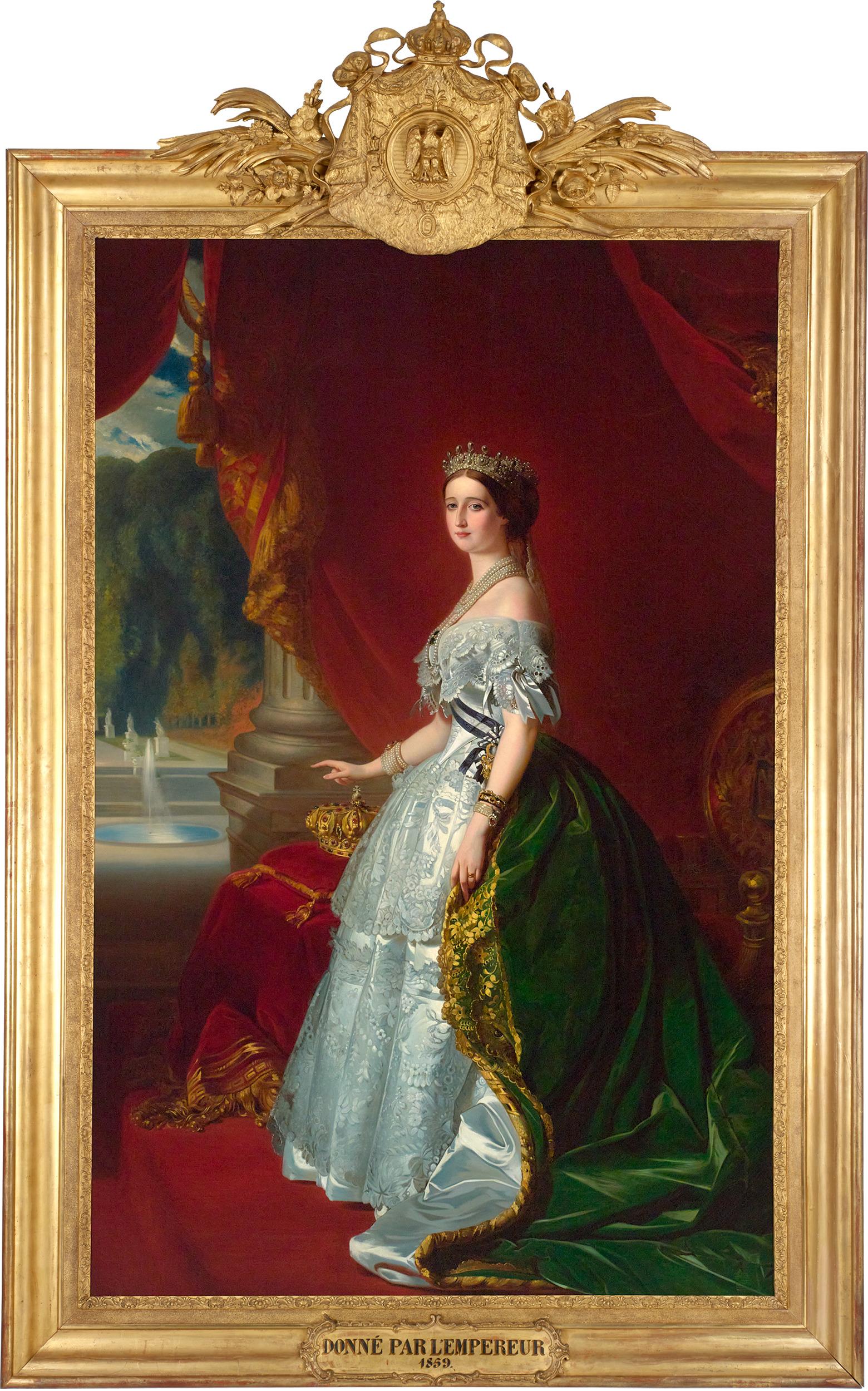 Ritratti dell'imperatore Napoleone III e dell'imperatrice Eugenia dallo Studio A di Franz Xaver W 3