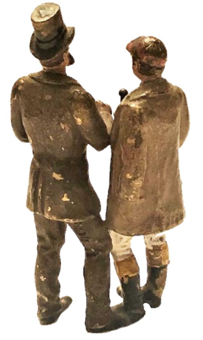 Peint Franz Xavier Bergmann:: Exchanging News:: bronze miniature de Vienne:: vers 1900 en vente