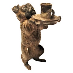 Franz Xavier Bergmann, Waiter, Miniature Vienna Bronze Sculpture, circa 1900