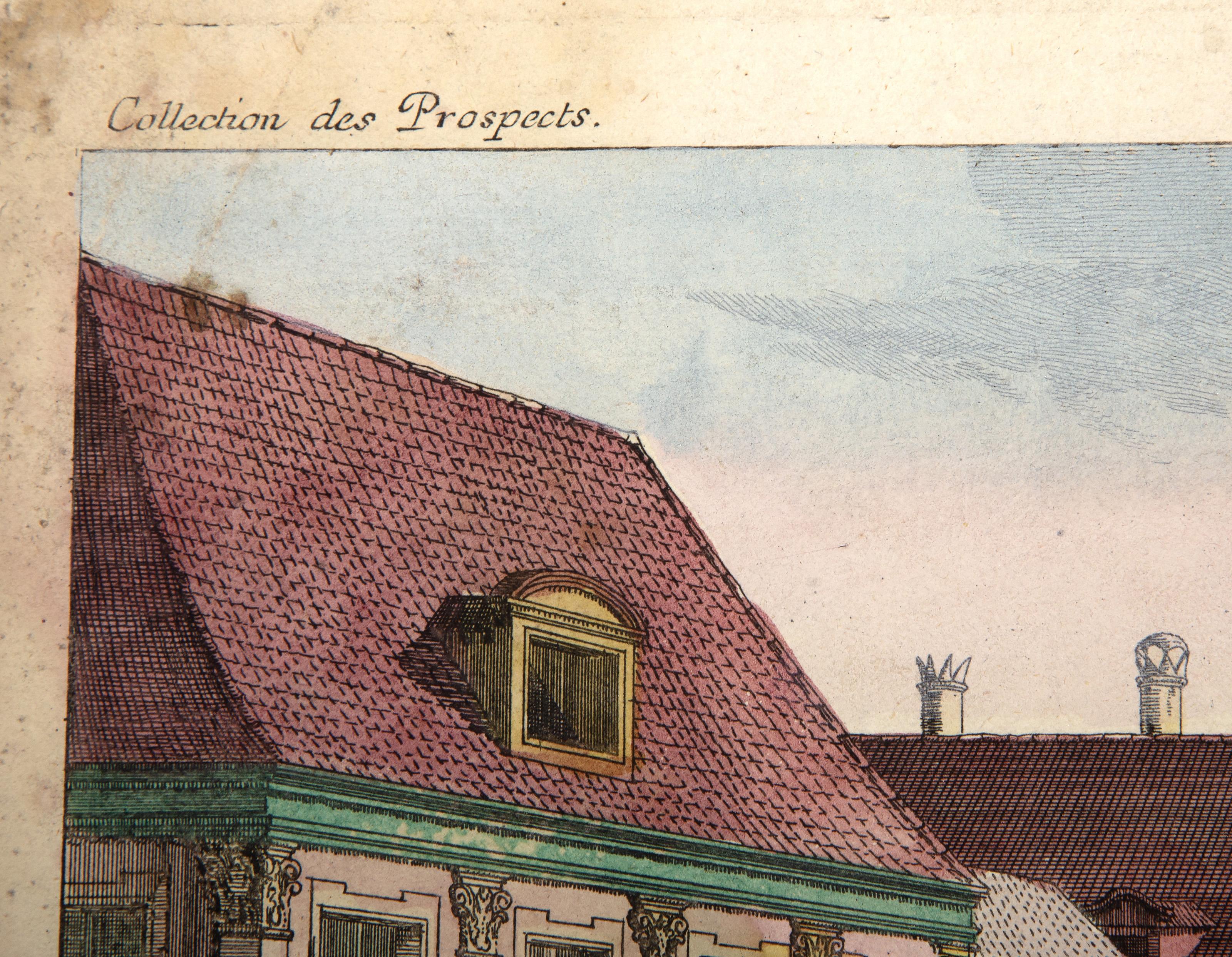 Vue de Boston, handkoloriertes amerikanisches Realismus-Stickerei von Franz Xavier Habermann im Angebot 2