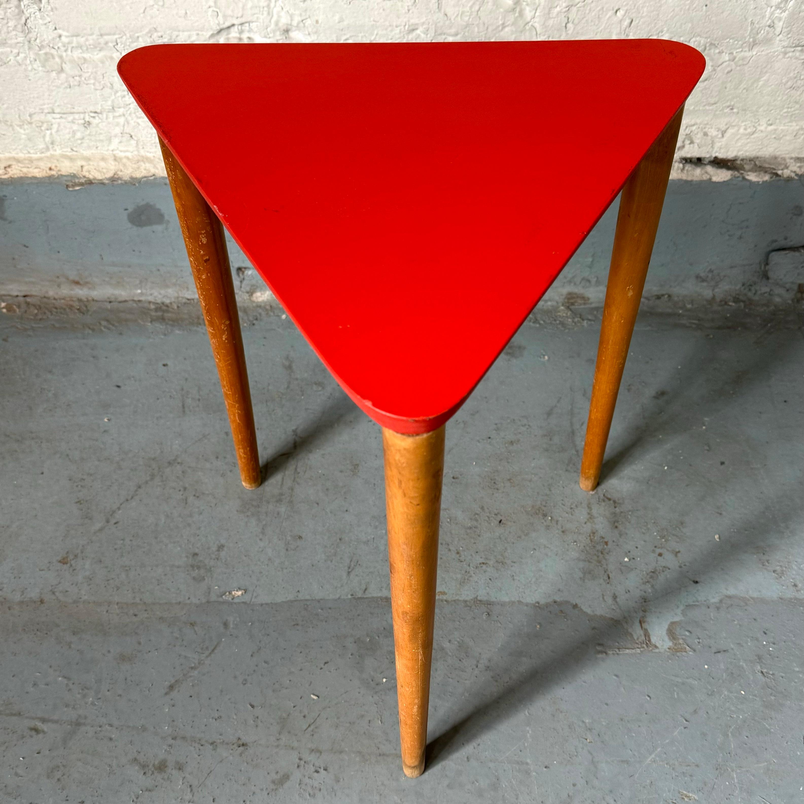 Franziska Hosken Triangular Side Table In Good Condition In New York, NY