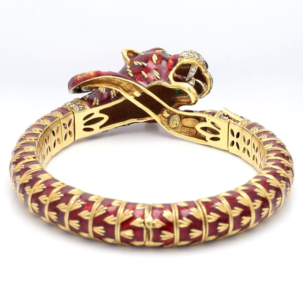 panther bangle bracelet