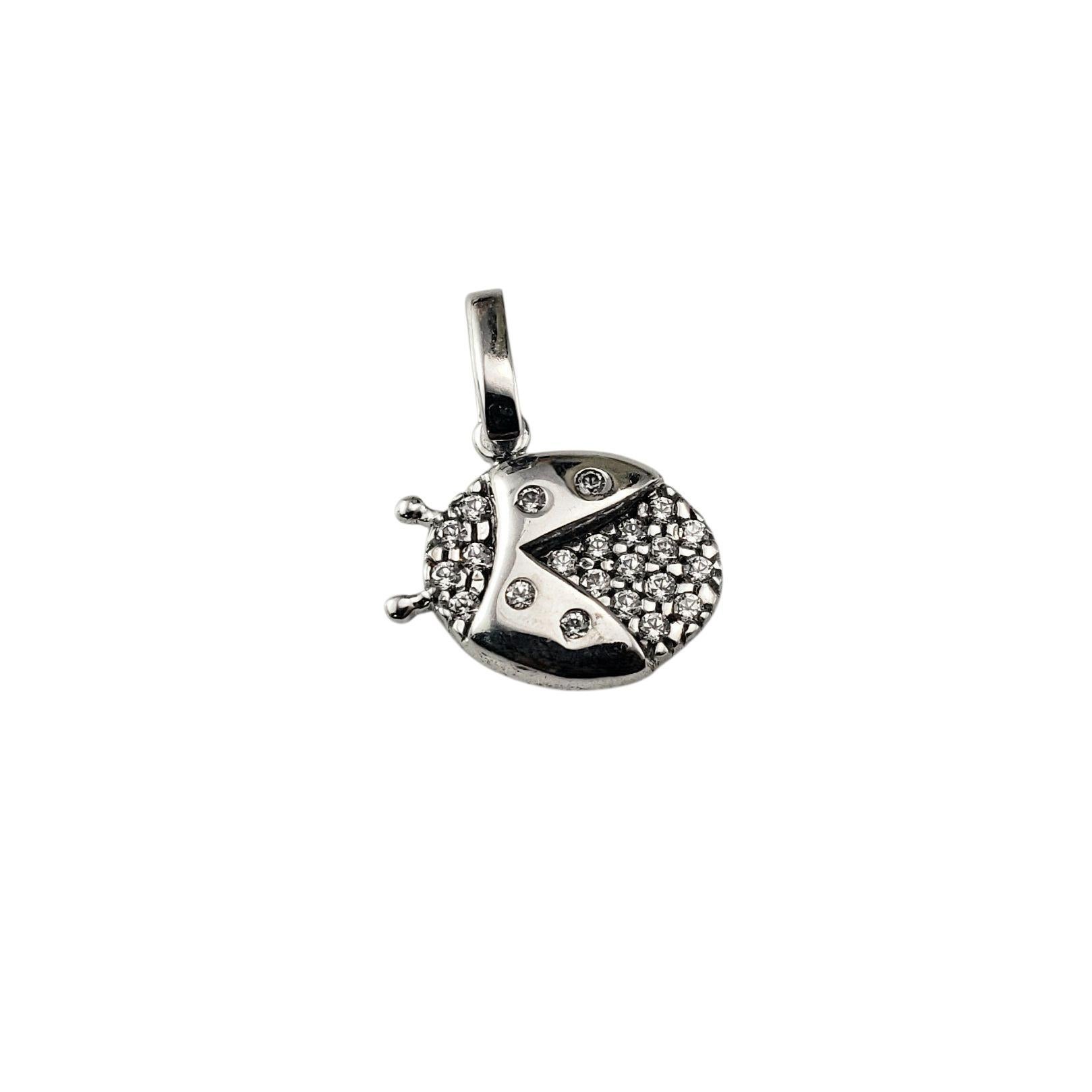 Fratelli 18K White Gold and Clear Stone Ladybug Charm-

A timeless symbol of good luck, this adorable ladybug charm by Fratelli is crafted in 18K white gold and set with 22 sparkling clear stones. Perfect for adding a touch of lighthearted elegance
