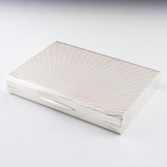 Fratelli Cacchione Silver Cigar Box Milan Post 1945