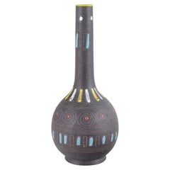 Fratelli Fanciullacci, Åhlén & Holm. Large ceramic vase with geometric pattern.