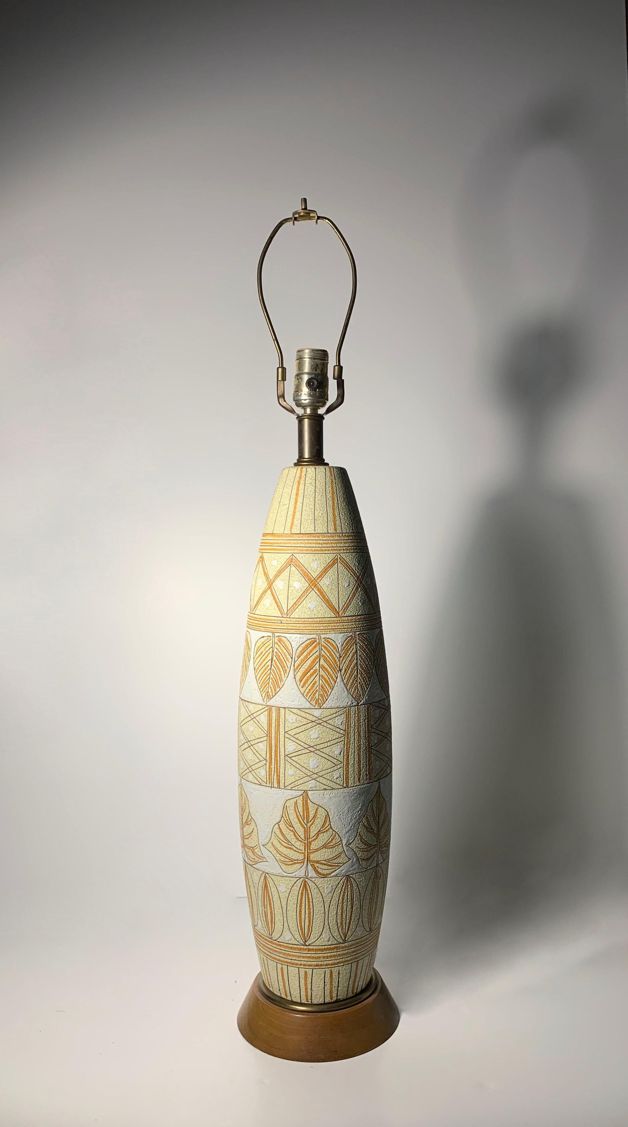 Mid-Century Modern Lampe en céramique Fratelli Fanciullacci pour Raymor en vente