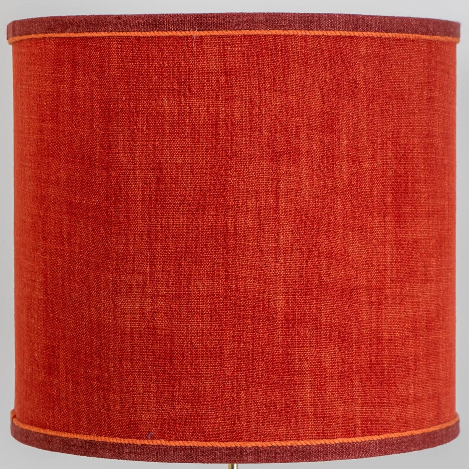 Fratelli Fanciullacci Ceramic Table Lamp with New Custom Made Lampshade, 1970 In Good Condition For Sale In Rijssen, NL