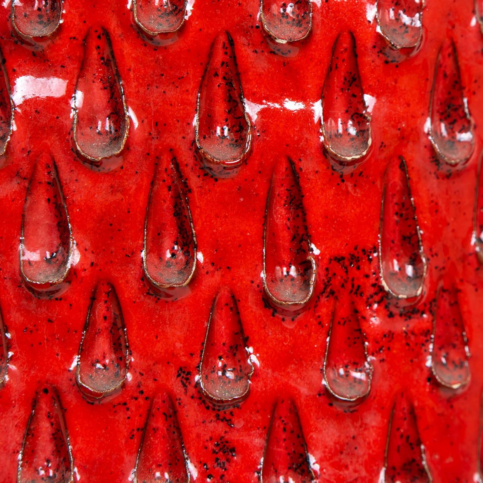 Fratelli Fanciullacci Ceramic Table Lamp with New Custom Made Lampshade, 1970 For Sale 1