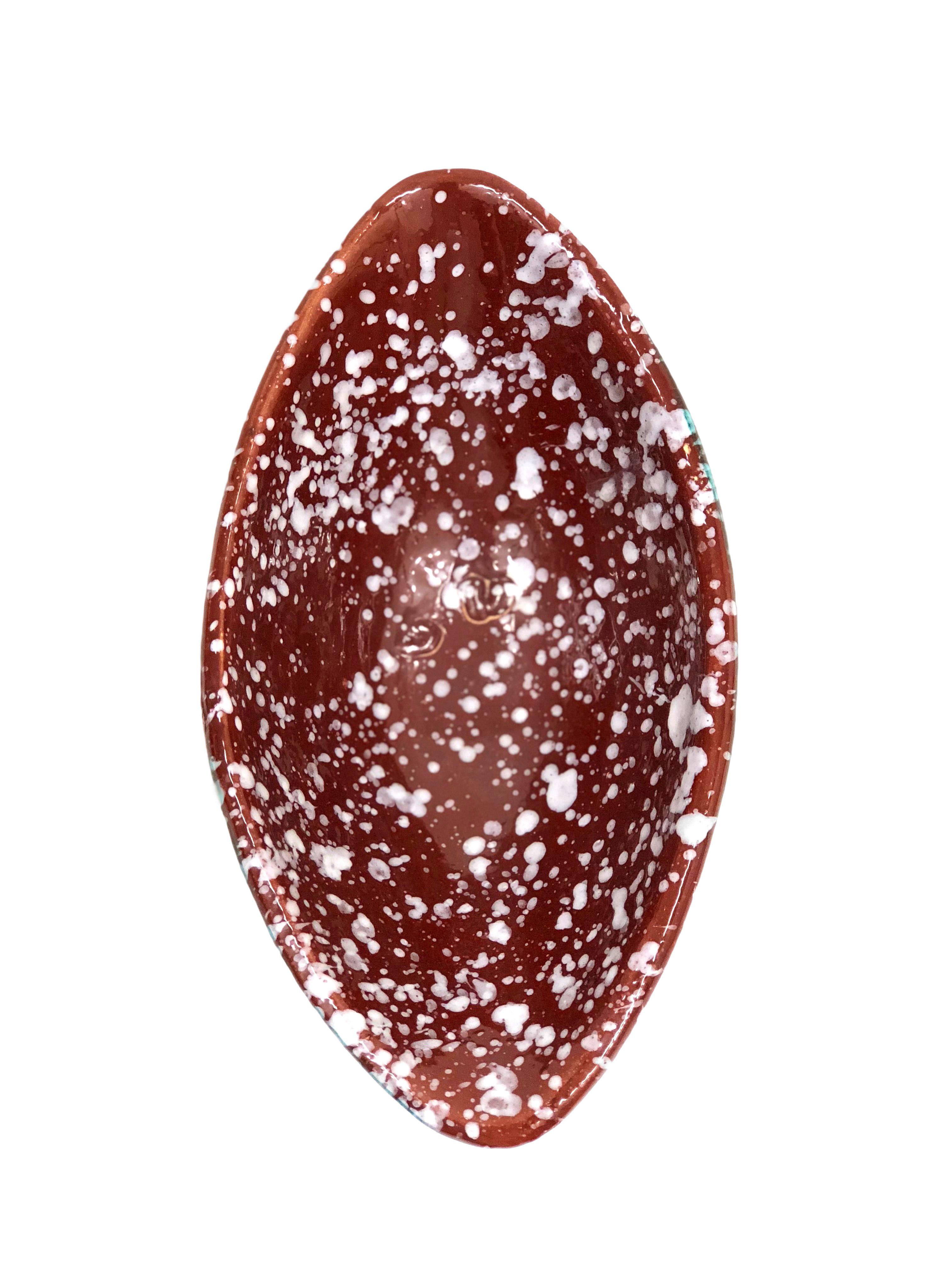 Organic Modern Fratelli Fanciullacci Decorative Elliptical Bowl For Sale