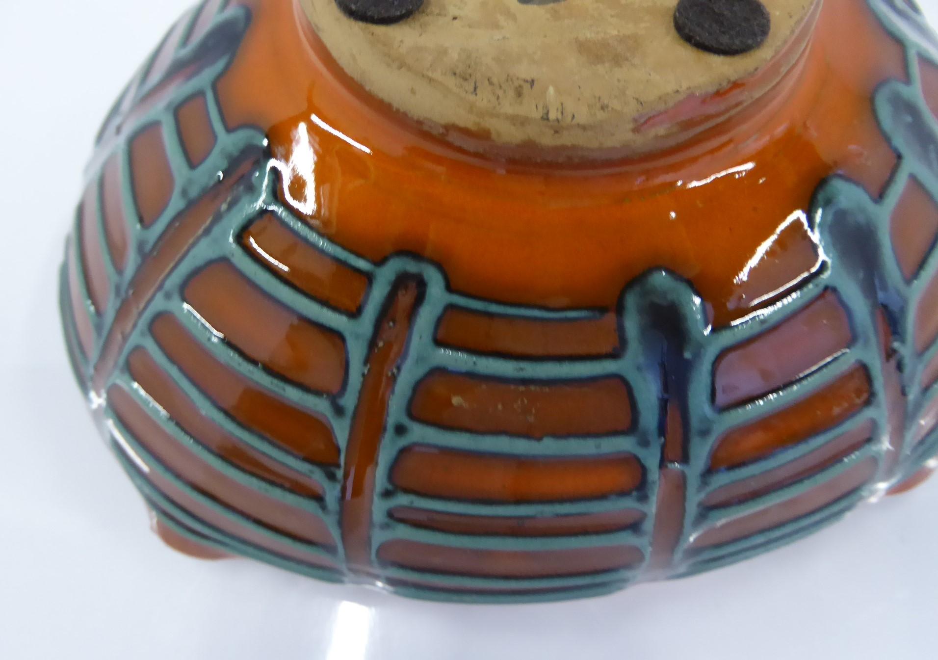 Ceramic Fratelli Fanciullacci for Melrose Oval Shaped Bowl Italian Modern Bitossi, 1960s