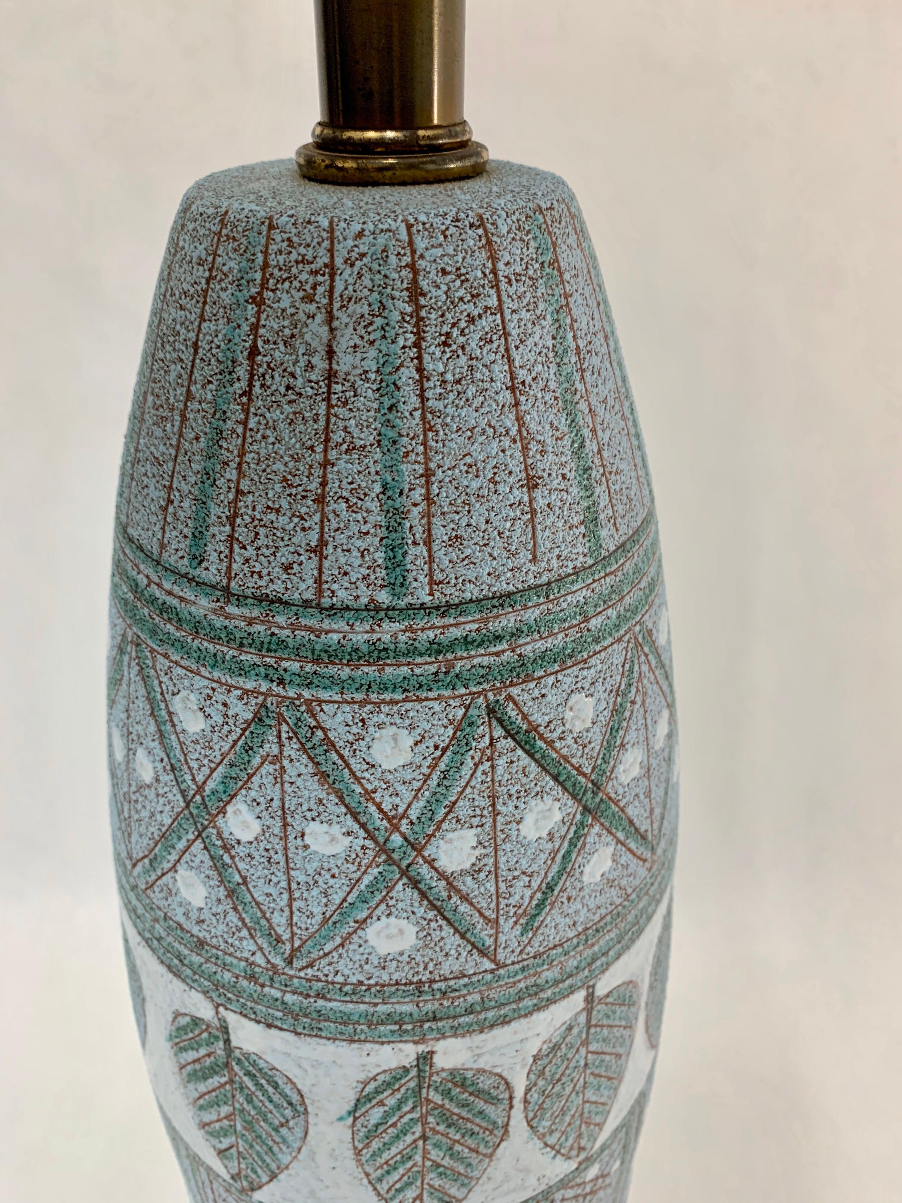 Lampe aus Keramik von Fratelli Fanciullacci für Raymor (Italienisch) im Angebot