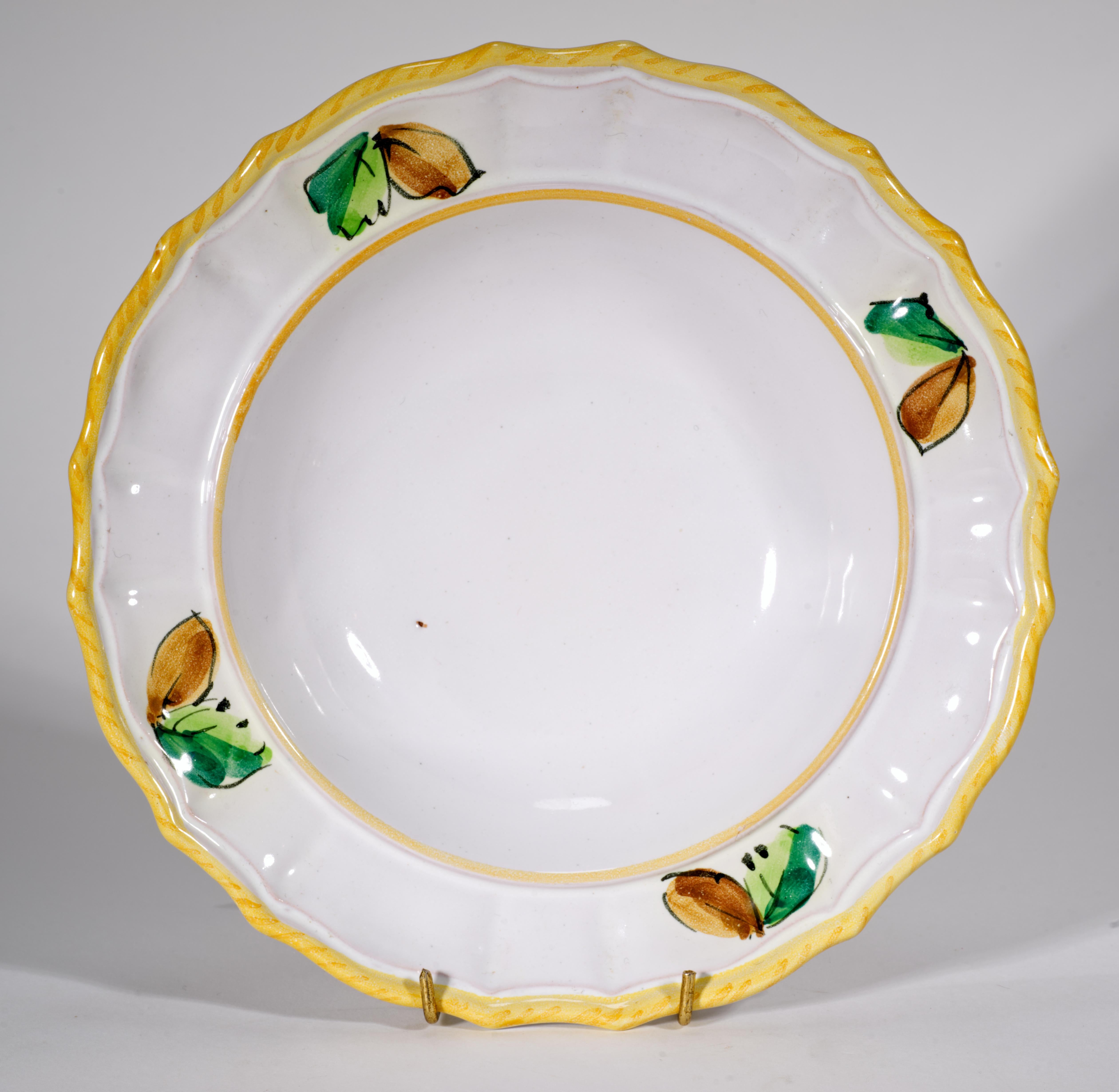 Italiano Piatto da portata in maiolica Fratelli Fanciullacci, Italia, metà del secolo scorso in vendita