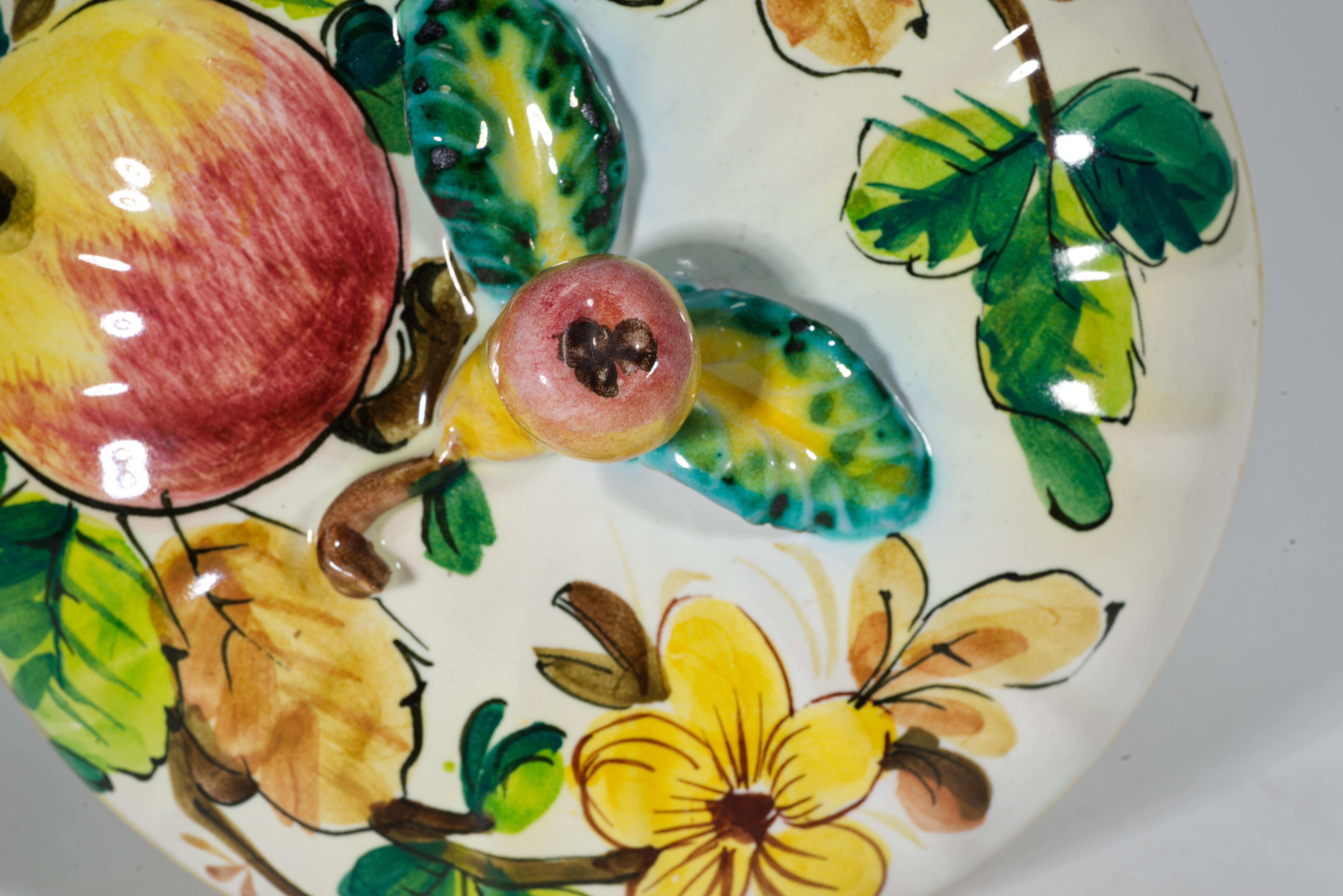 XX secolo Piatto da portata in maiolica Fratelli Fanciullacci, Italia, metà del secolo scorso in vendita