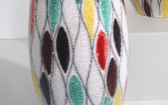 Fratelli Fanciullacci Modernist Matching Vases 1965, Signed
