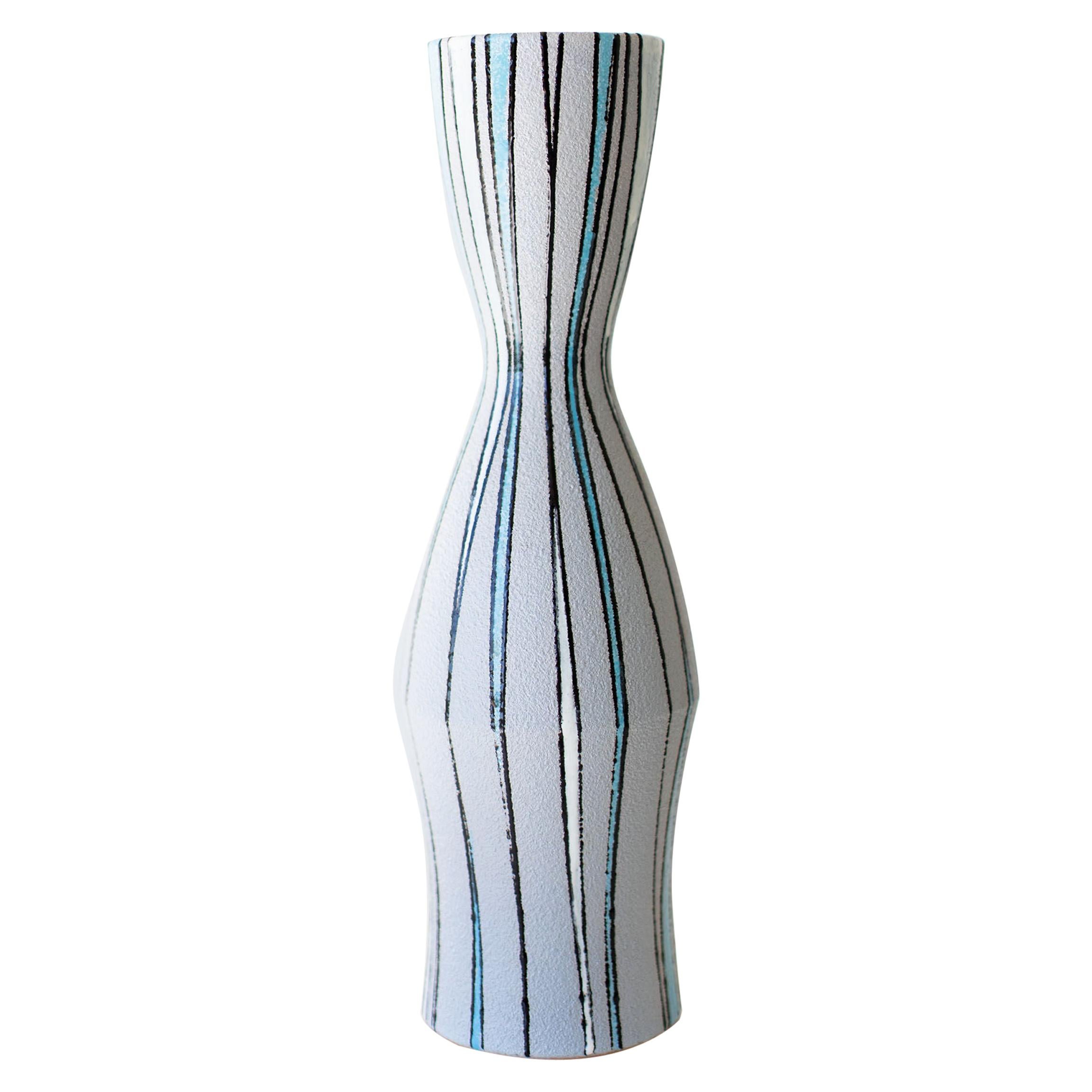 Vaso a righe Fratelli Fanciullacci per Ebeling & Reuss in vendita
