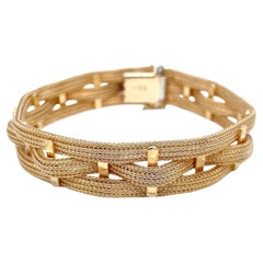 Fratelli Filippini 18K Gold Braided Bracelet