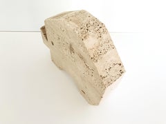 Fratelli Manelli Travertine Sculpture, 1970s