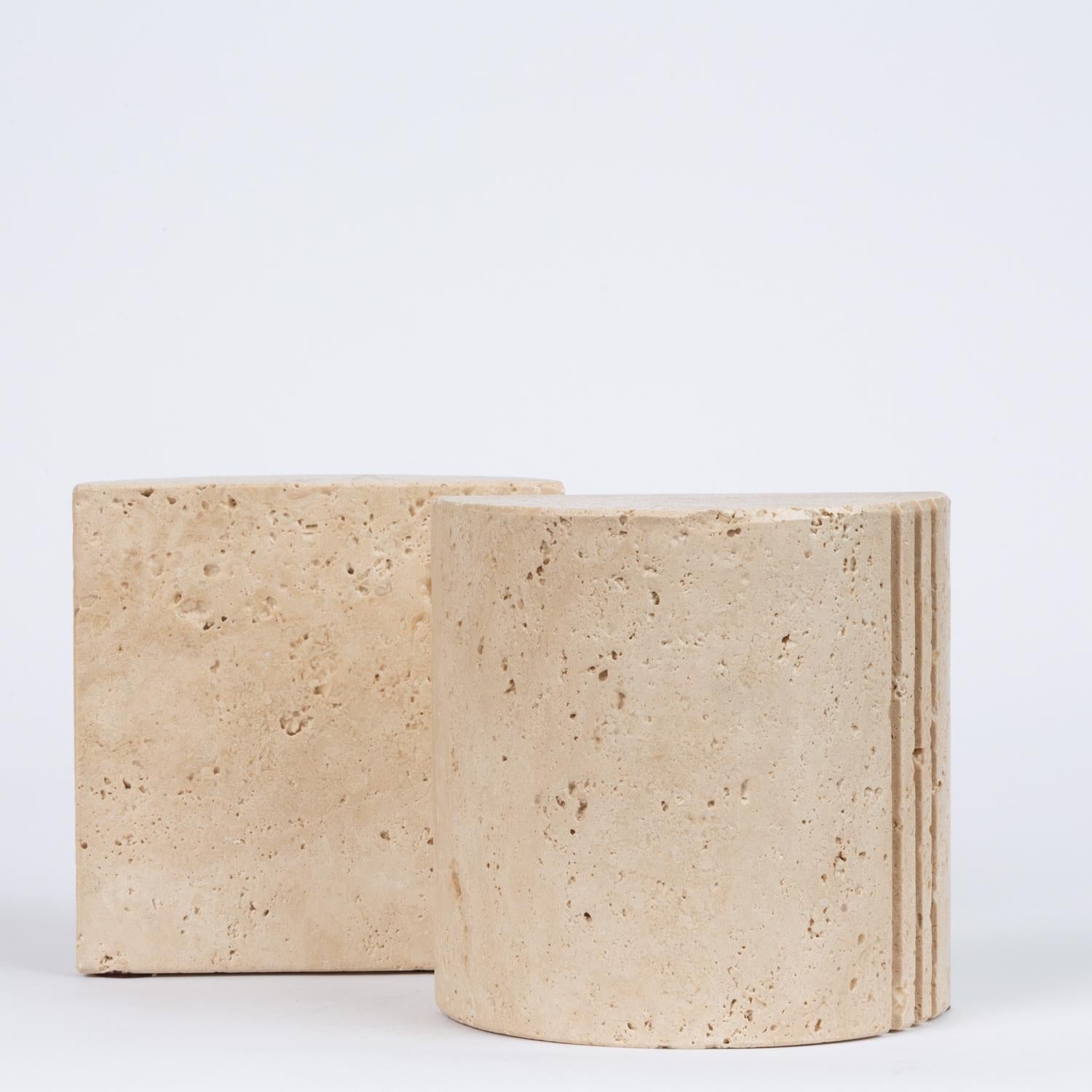 Fratelli Mannelli Travertine Bookends 3