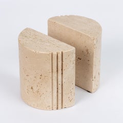 Fratelli Mannelli Travertine Bookends