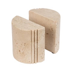 Fratelli Mannelli Travertine Bookends