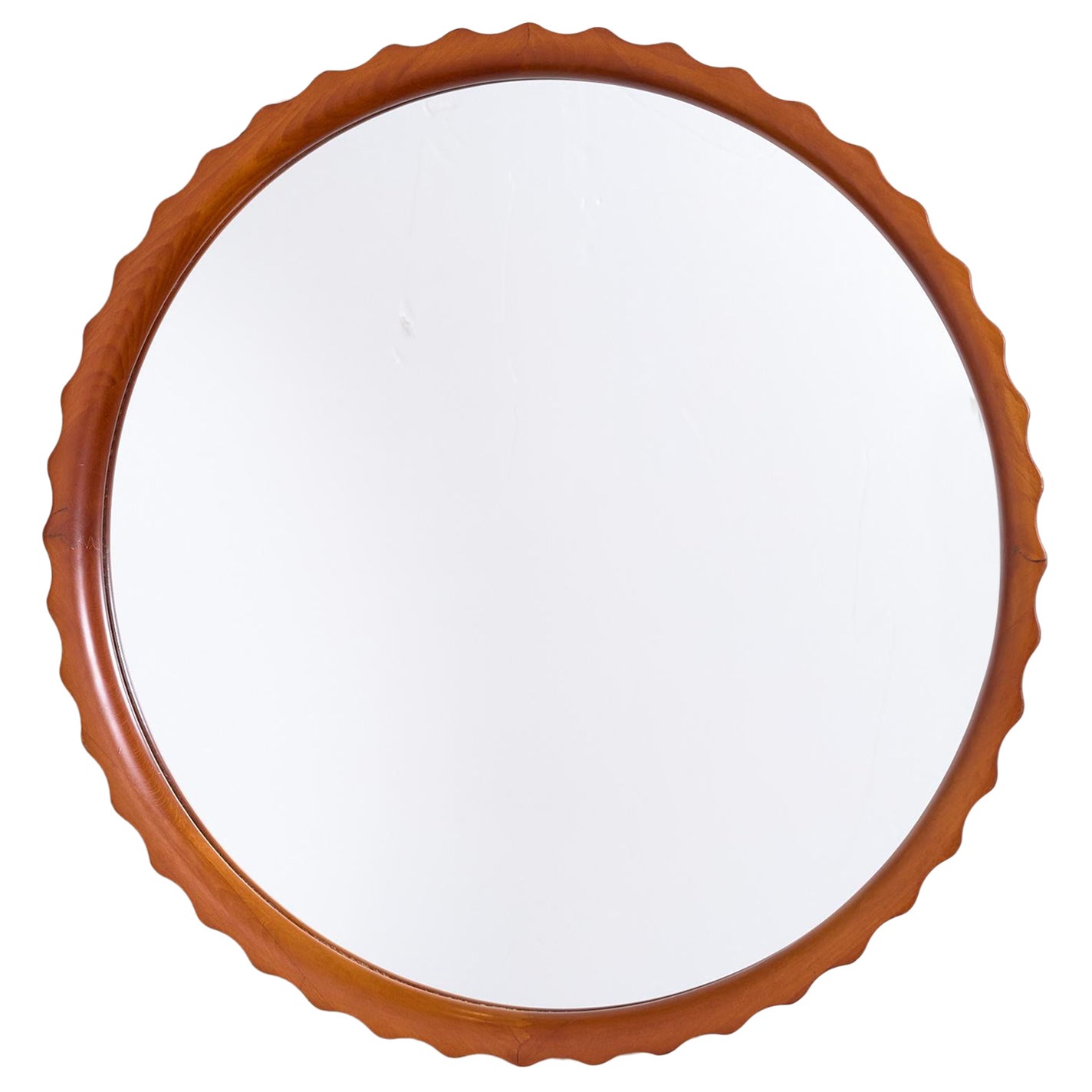 Fratelli Marelli Fruitwood Mirror For Sale