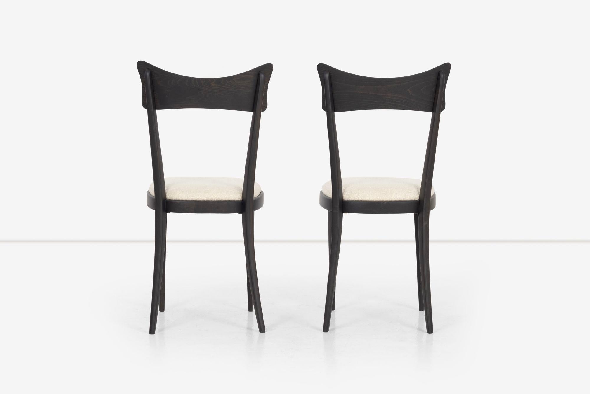 Fratelli Mariani Di Lacceri set of Six Dining Chairs For Sale 2
