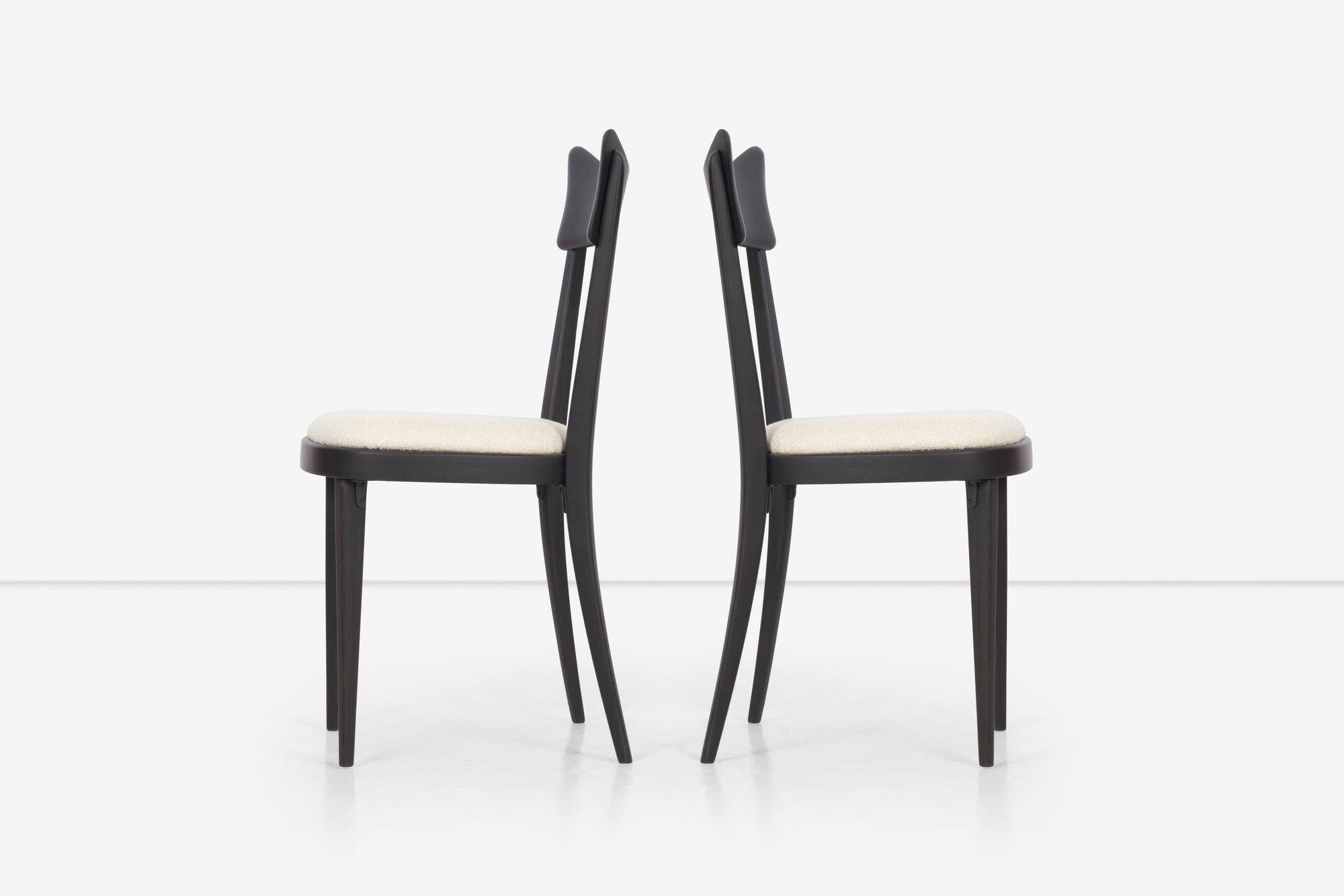 Mid-20th Century Fratelli Mariani Di Lacceri set of Six Dining Chairs For Sale