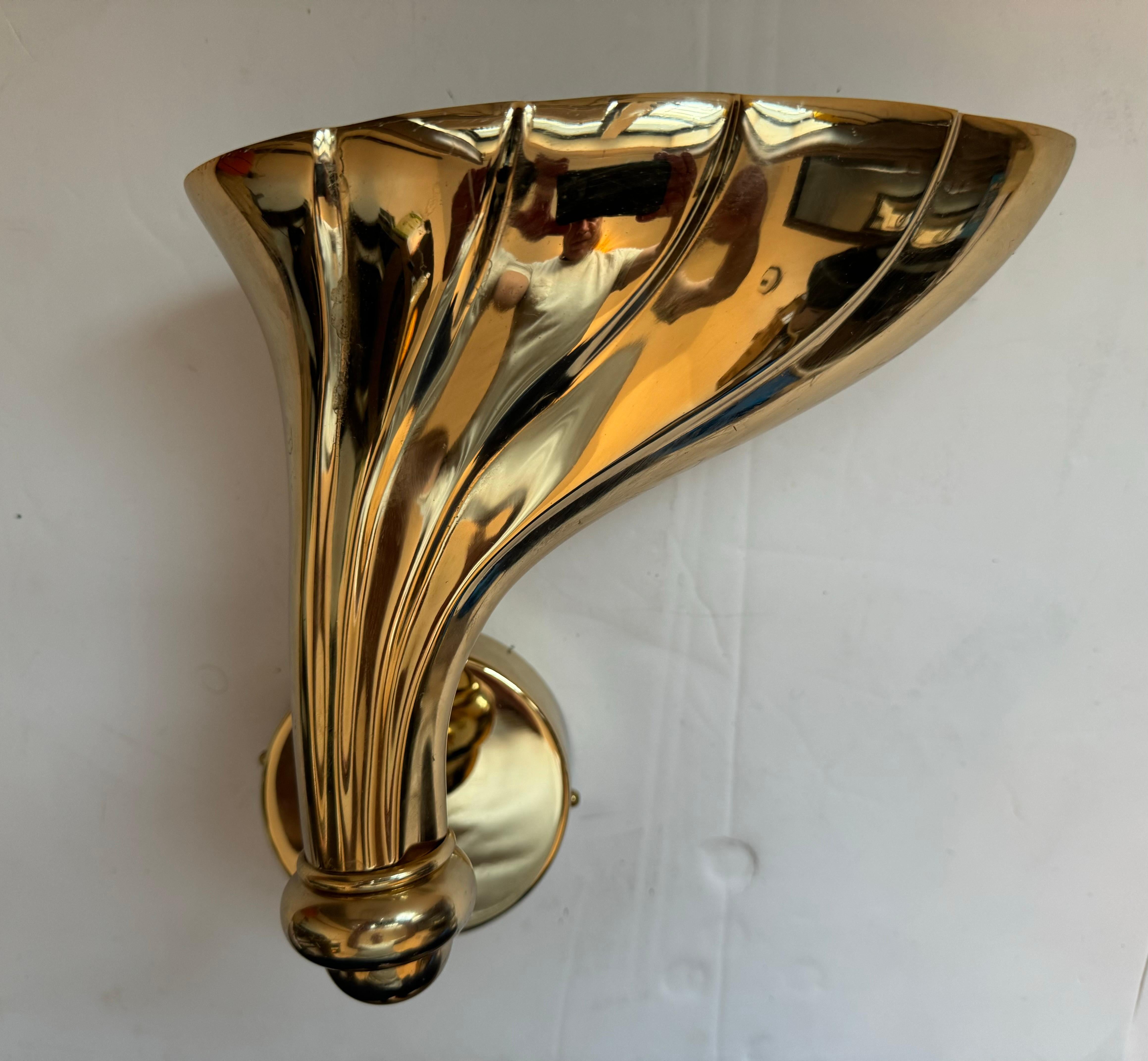 Fratelli Martini Bronze 1980 Italian Wall Lamp For Sale 10
