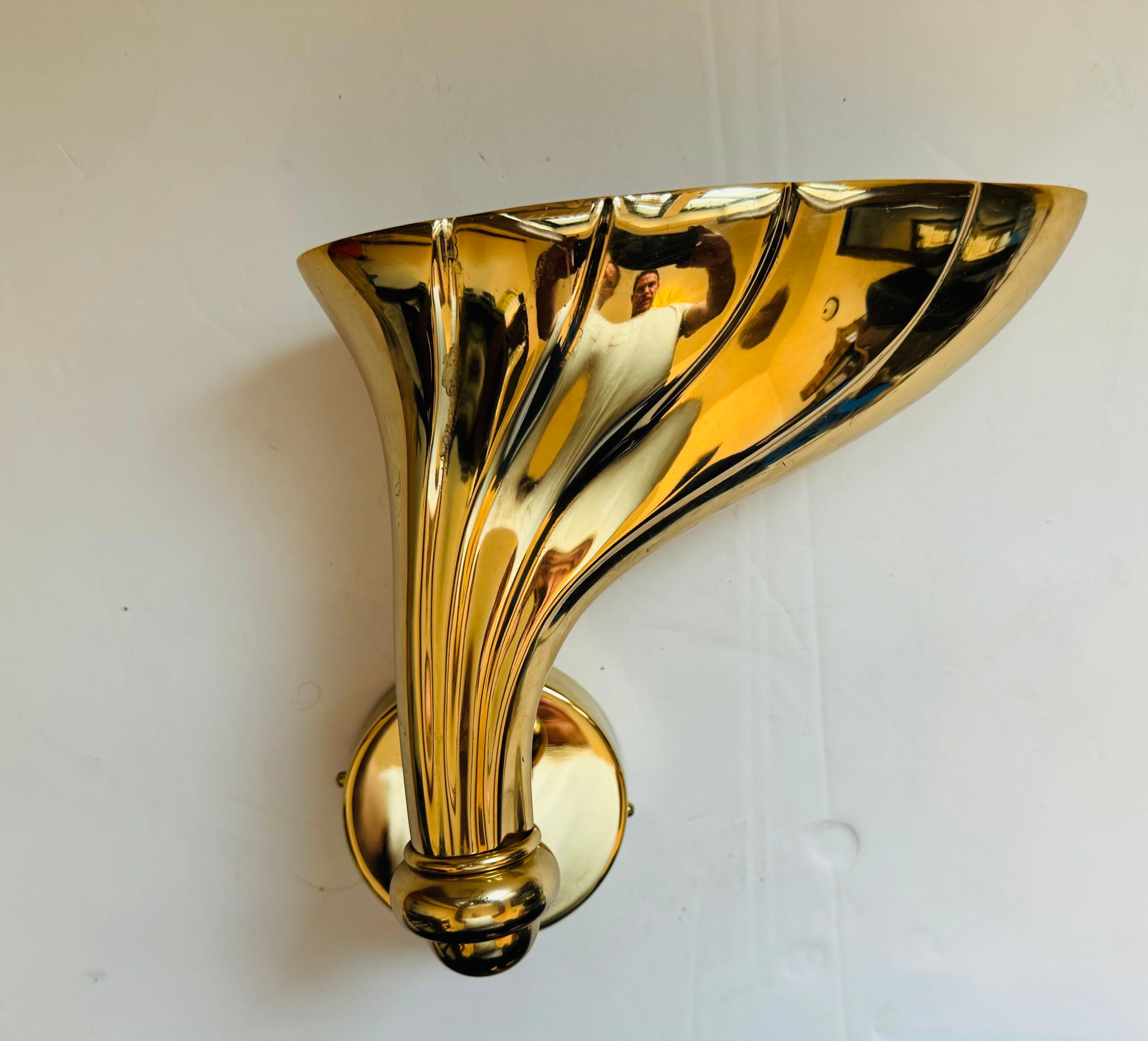 Fratelli Martini Bronze 1980 Italian Wall Lamp For Sale 2