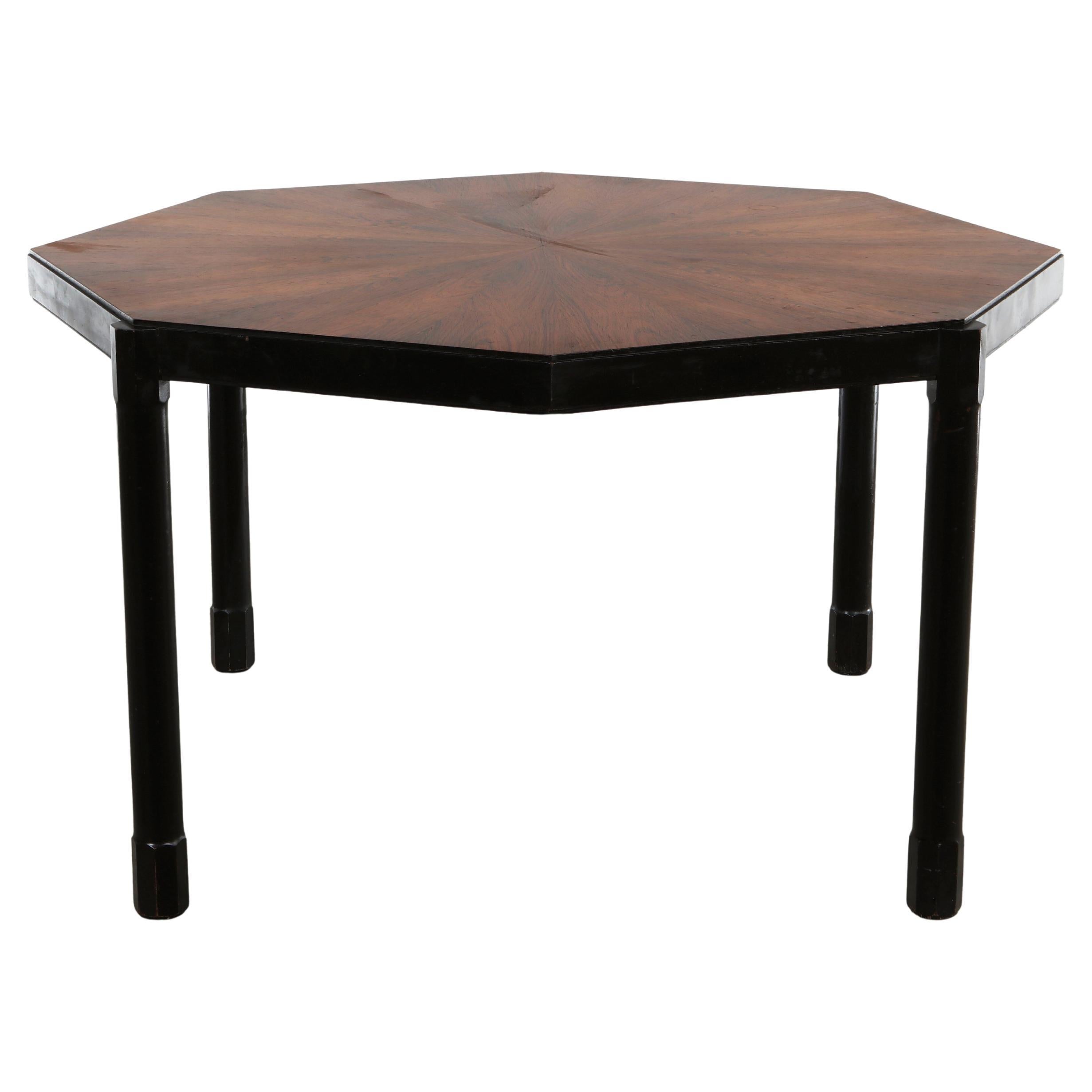 Fratelli Proserpio, Octagonal Dining Table, 1960s