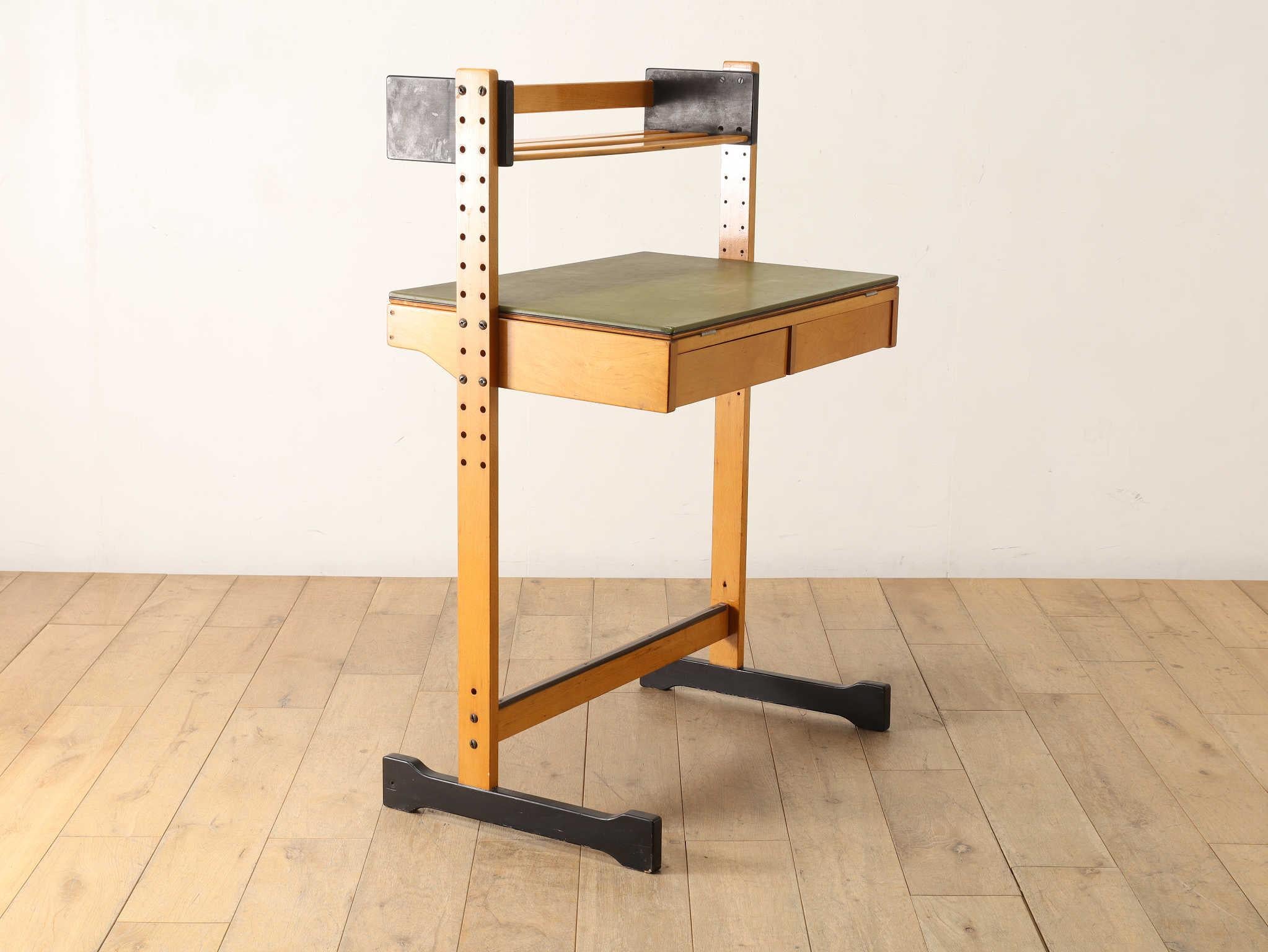 Fratelli Reguitti Schreibtisch mit Regal 1960er Jahre (Moderne der Mitte des Jahrhunderts) im Angebot
