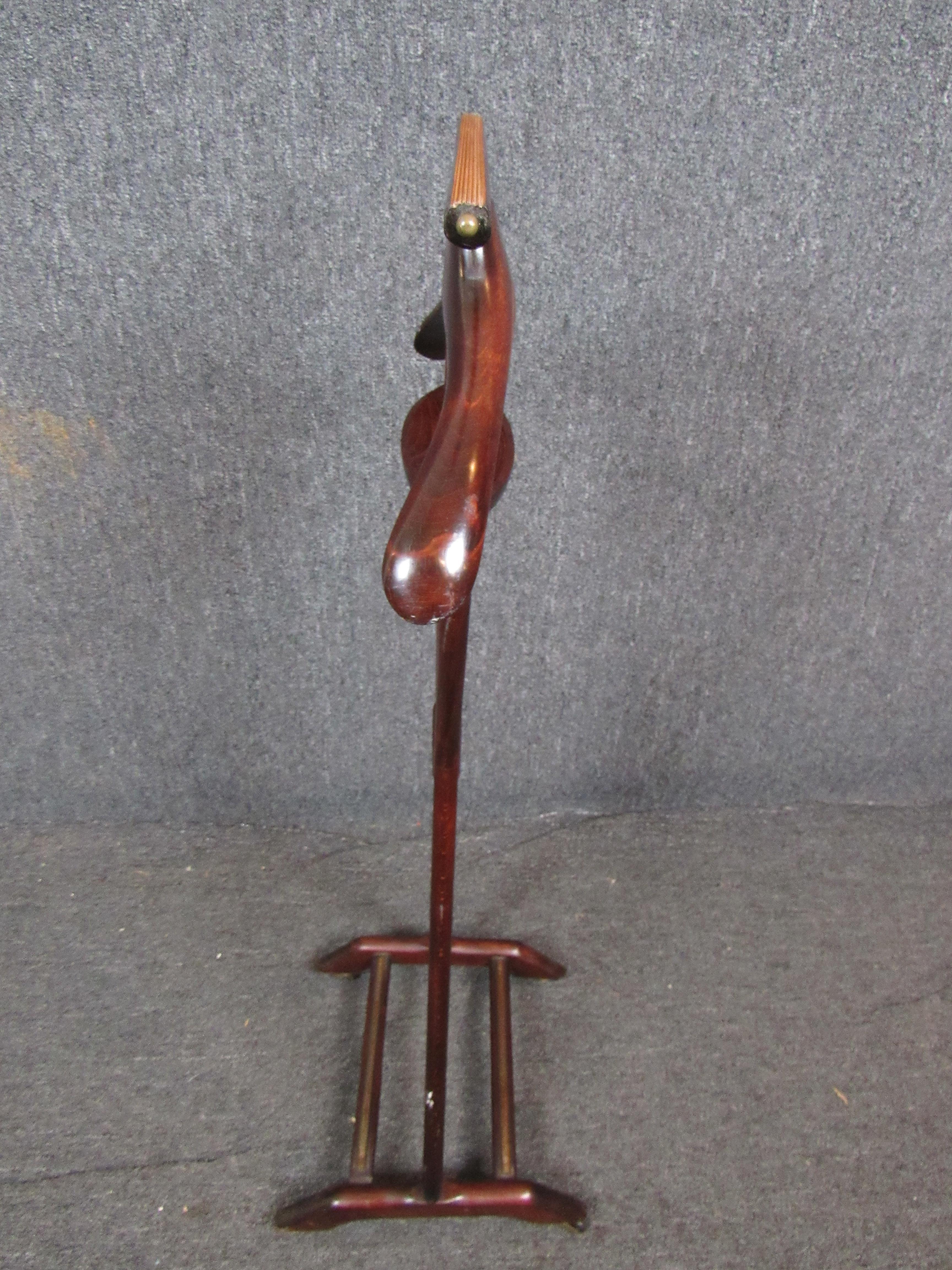 Fratelli Reguitti Fine Mahogany Italian Valet In Good Condition In Brooklyn, NY