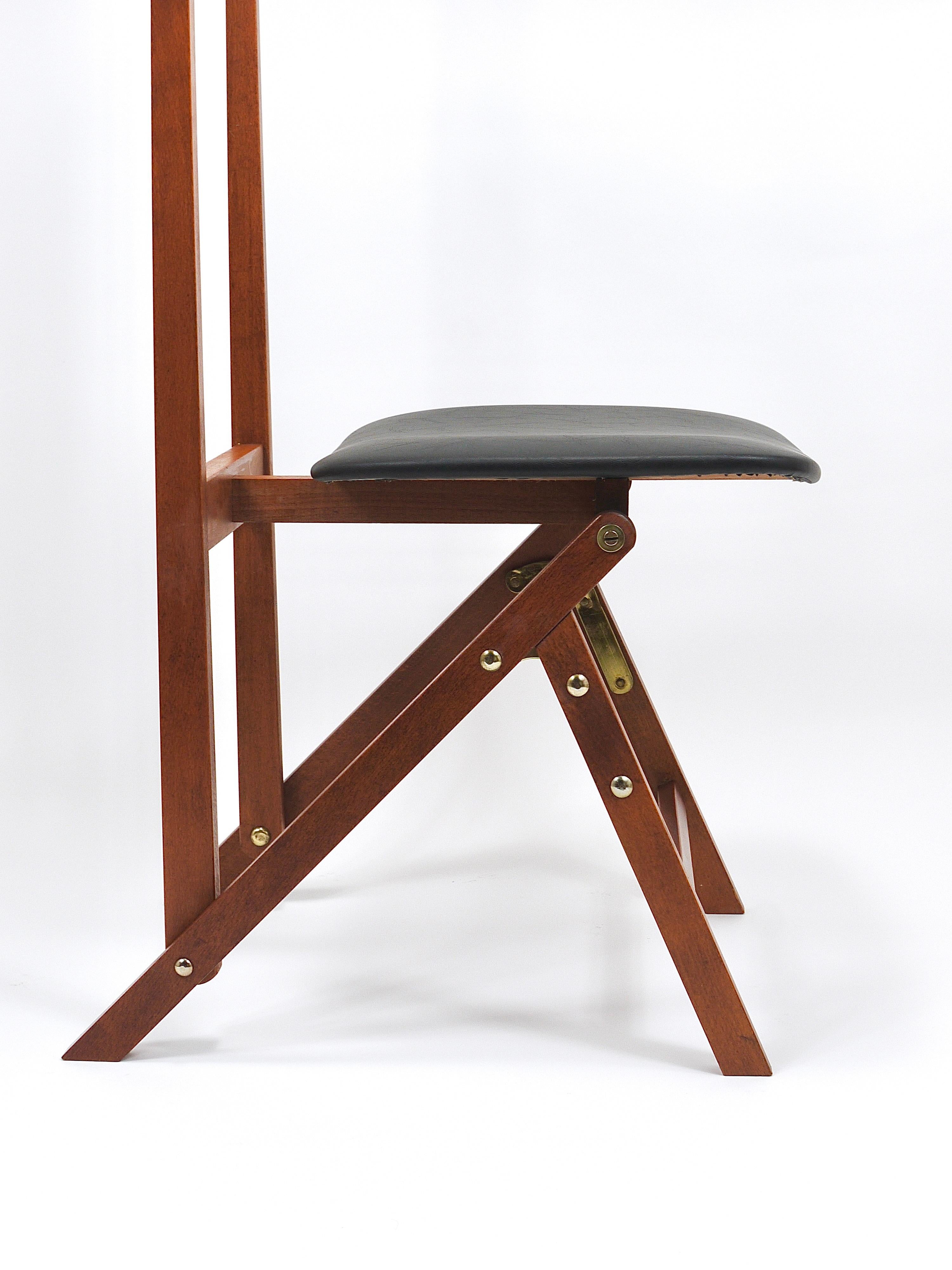 Italiano Fratelli Reguitti Mid-Century Clothing Valet Chair, Ico Parisi, Italy, 1950s in vendita