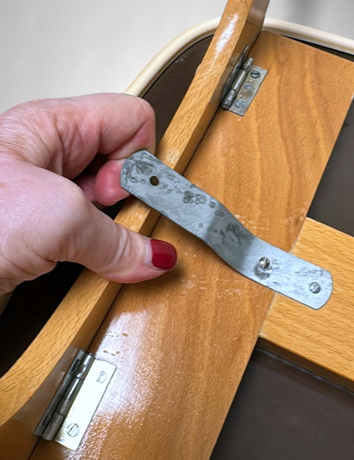 Formica Vassoio per letto regolabile italiano di metà secolo di Fratelli Reguitti in vendita