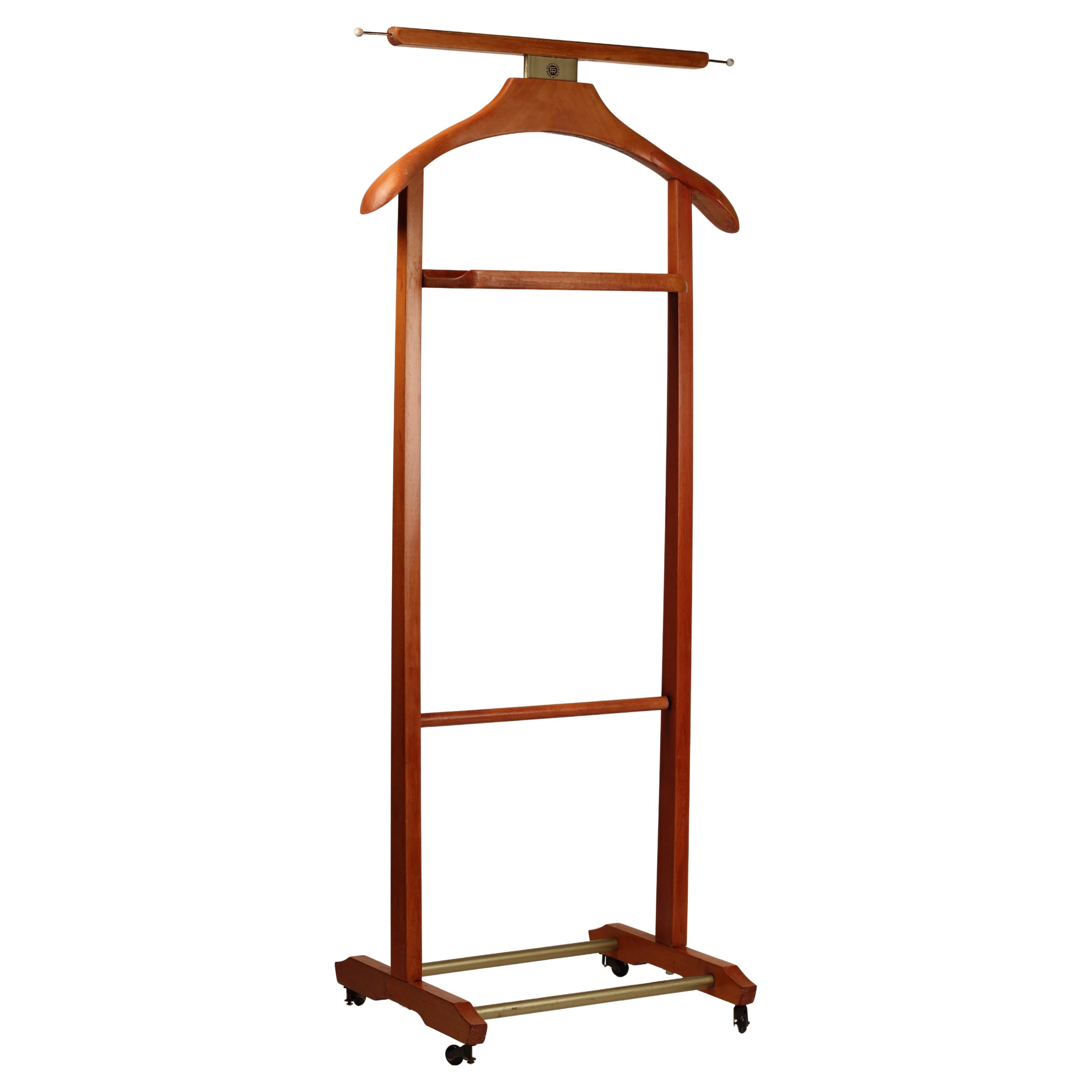 Fratelli Reguitti Modernistischer Valet Stand, Italien, 1950er Jahre (Braun) im Angebot